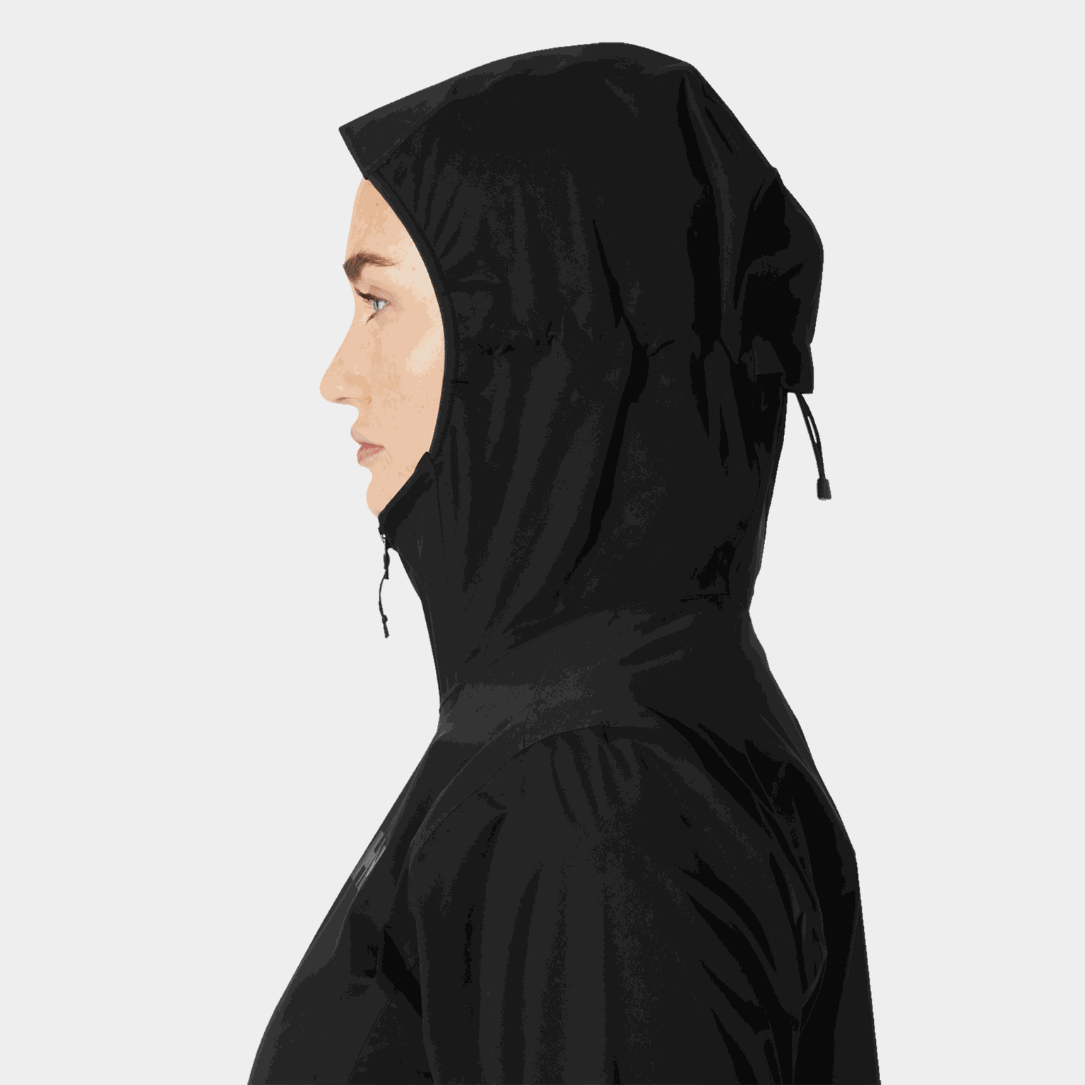  Veste Momentum 3L Stretch, Veste imperméable, Femme - Noir