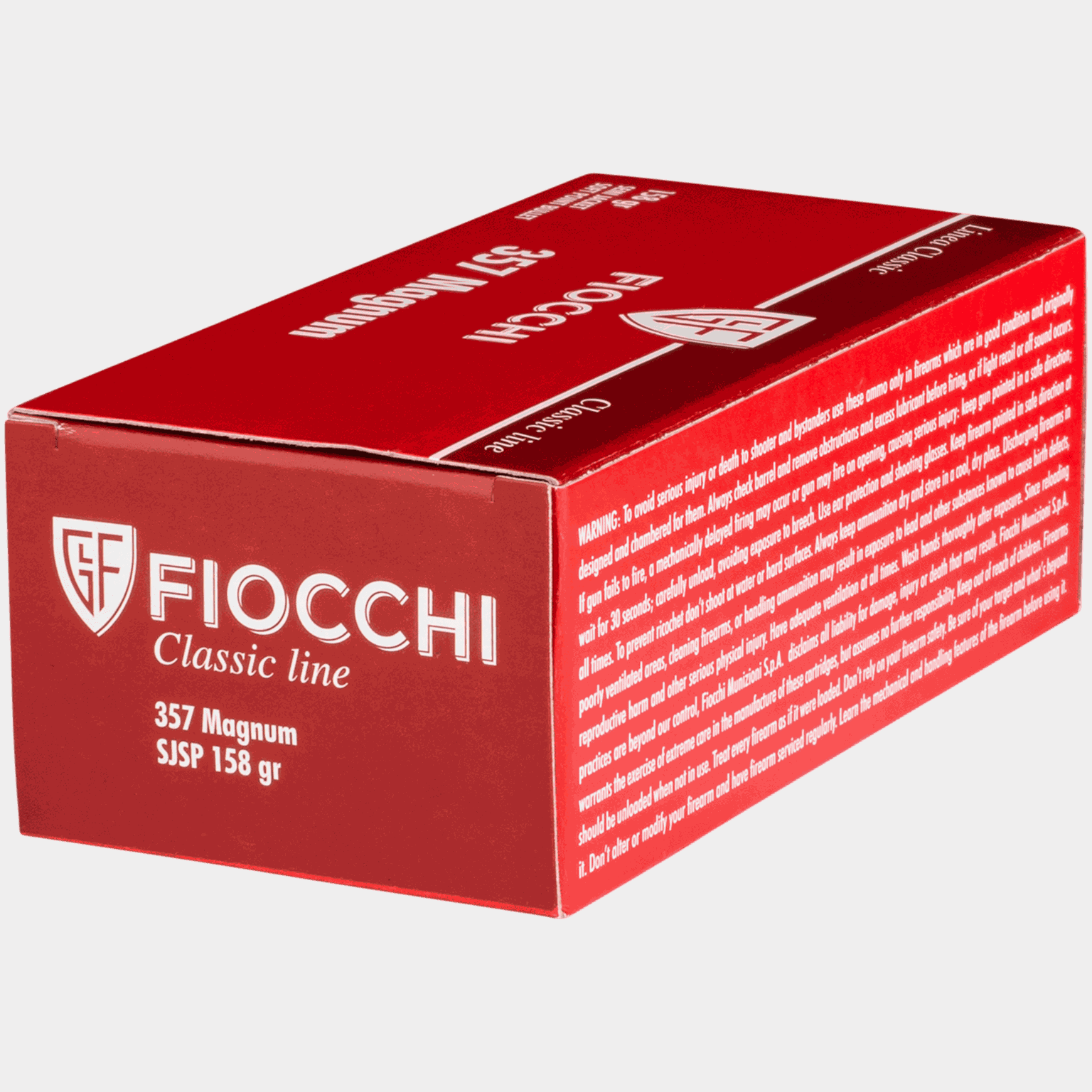 Muniție pentru pistol Fiocchi 357M 158g SJSP -