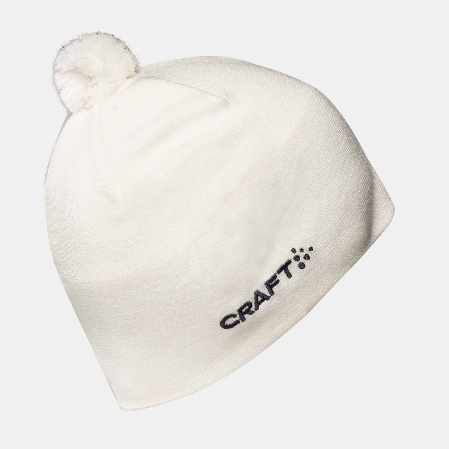  Gebreide muts van Craft Norway, maat USX 24/25, unisex - wit