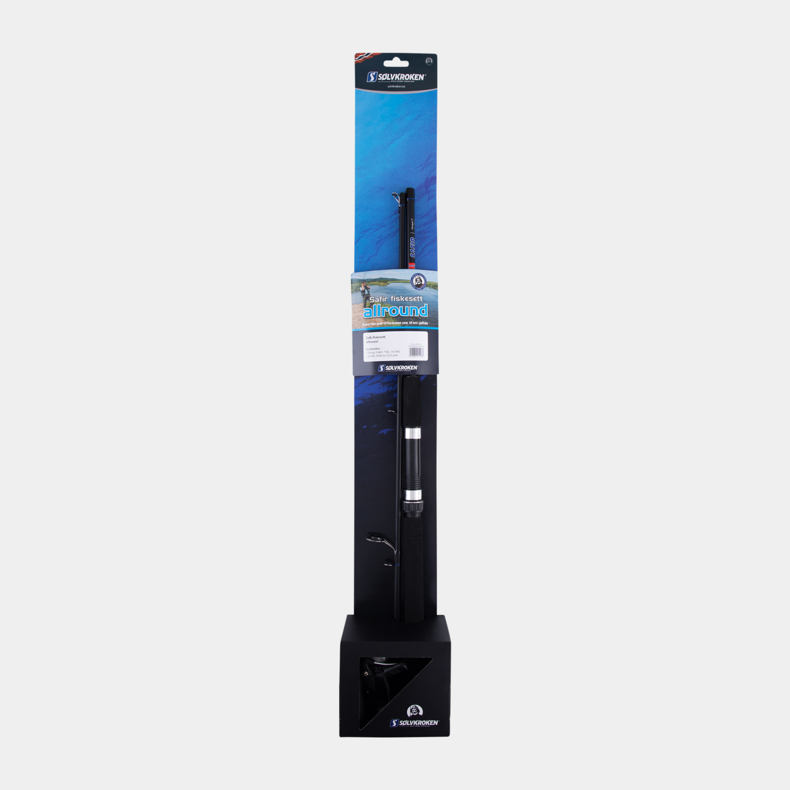  Ensemble de pêche Safir Allround, ensemble de pêche avec canne et moulinet -