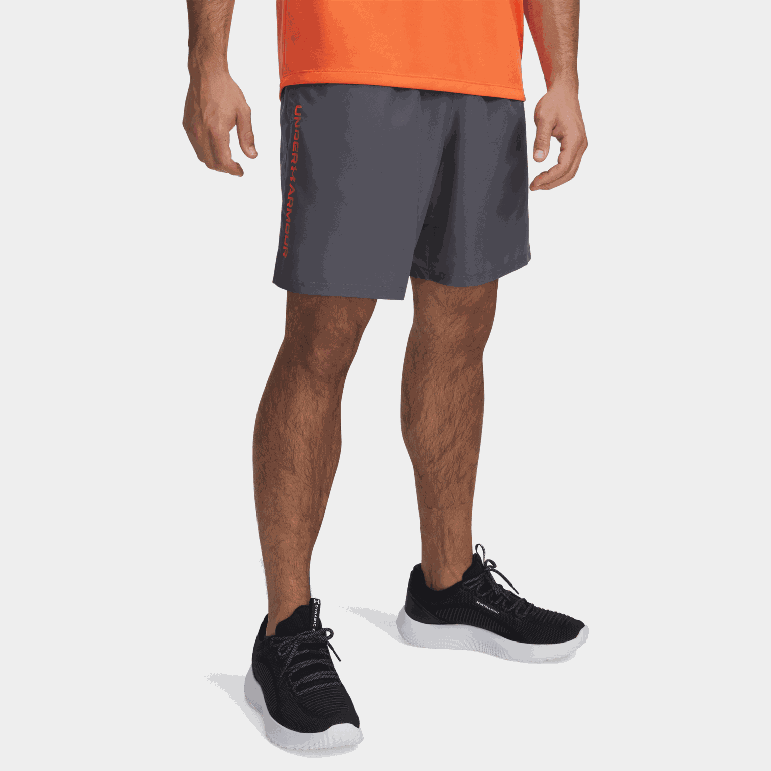  Calça esportiva técnica masculina com logo - cinza