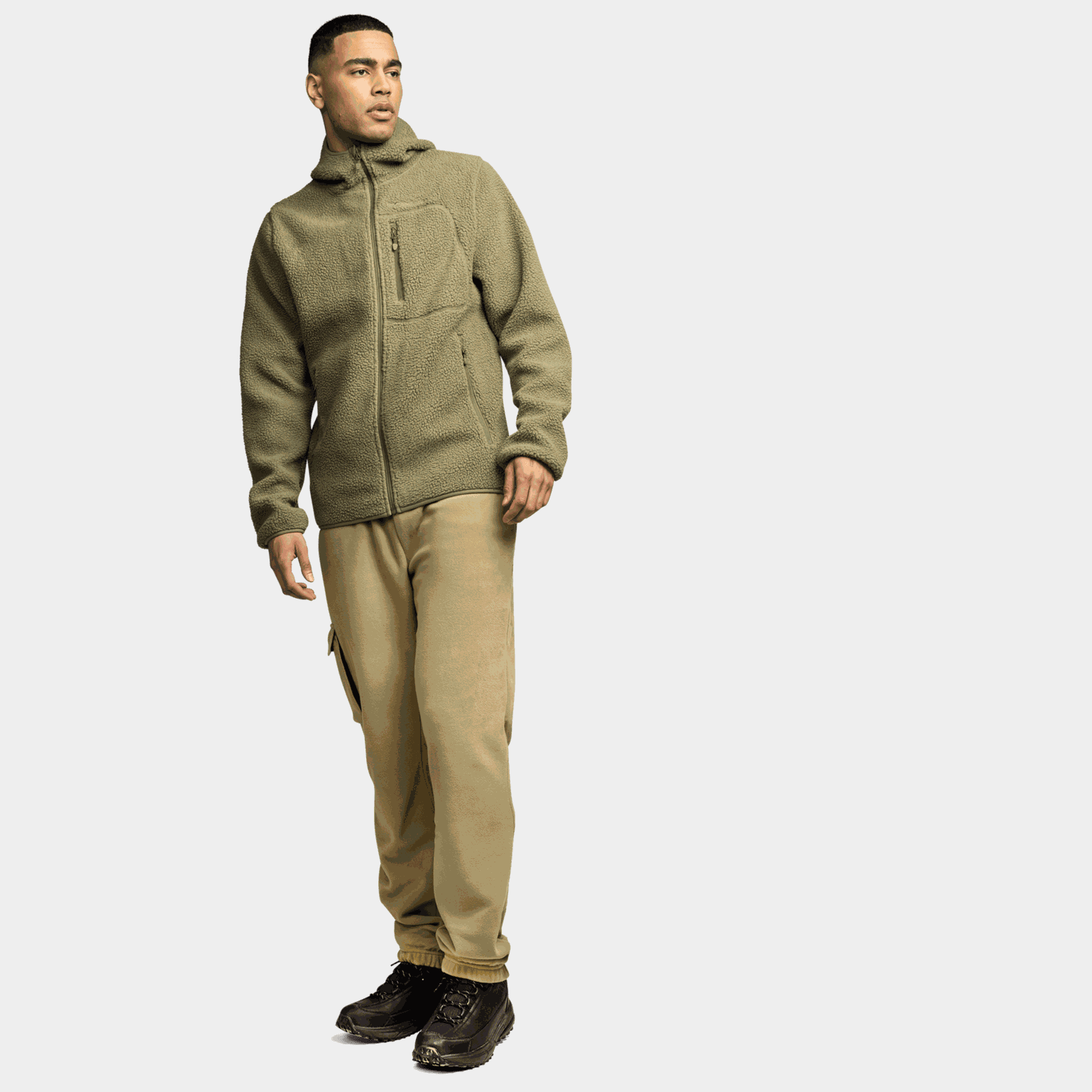  Kiberg Sherpa Fleecejack, fleecejack voor heren