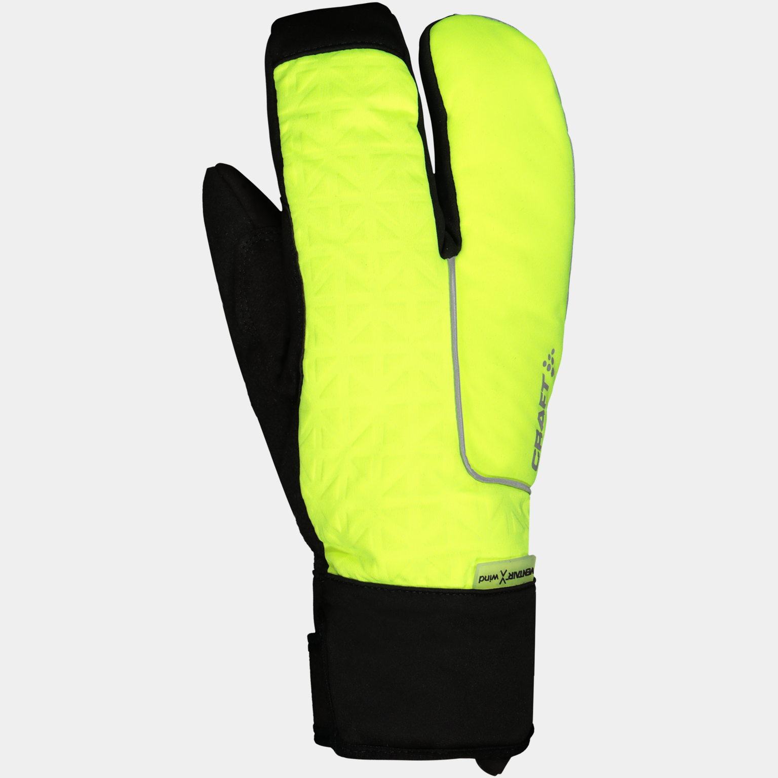  Gants de cyclisme Siberian 2.0 à doigts séparés 24/25, unisexe – Jaune