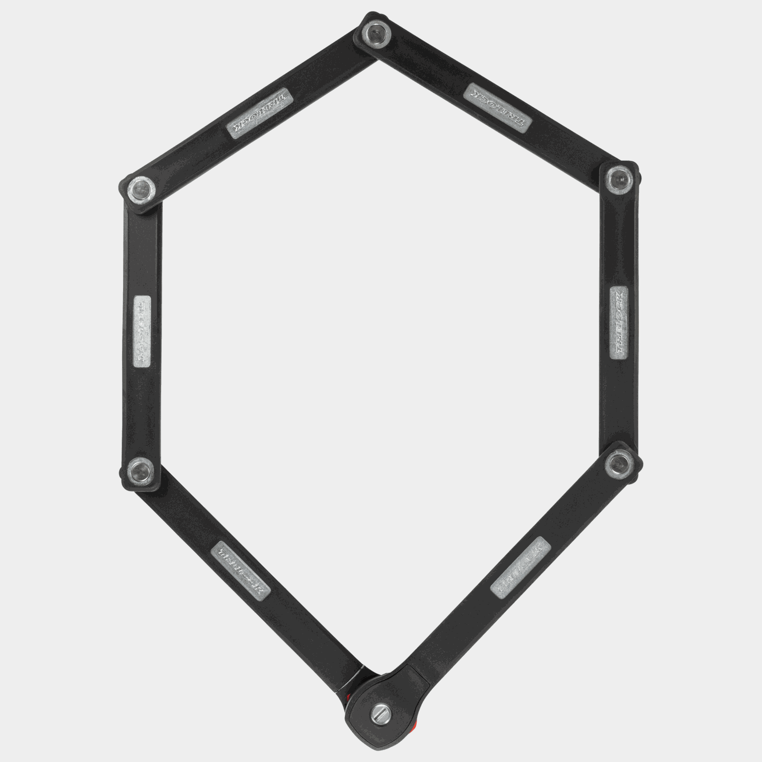 Opvouwbaar fietsslot COPS® ZF 480 X-PRESS Smart-/Air-Tag - zwart