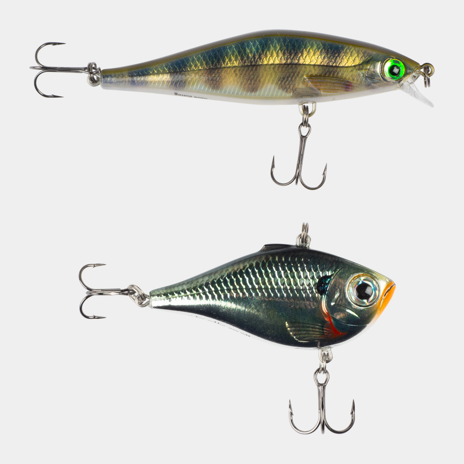  Isca favorita de Rolf para pesca de robalo, conjunto com 2 unidades, para águas claras.