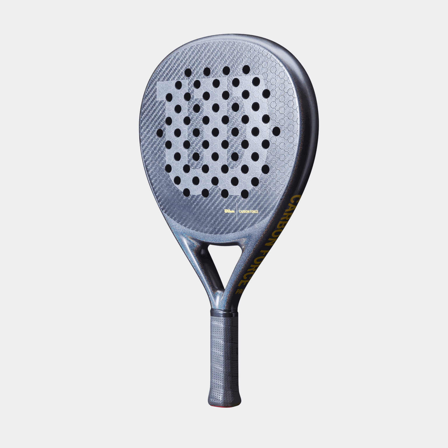 Carbon Force Pro Padel, padelracket for viderekomne, unisex - Grå