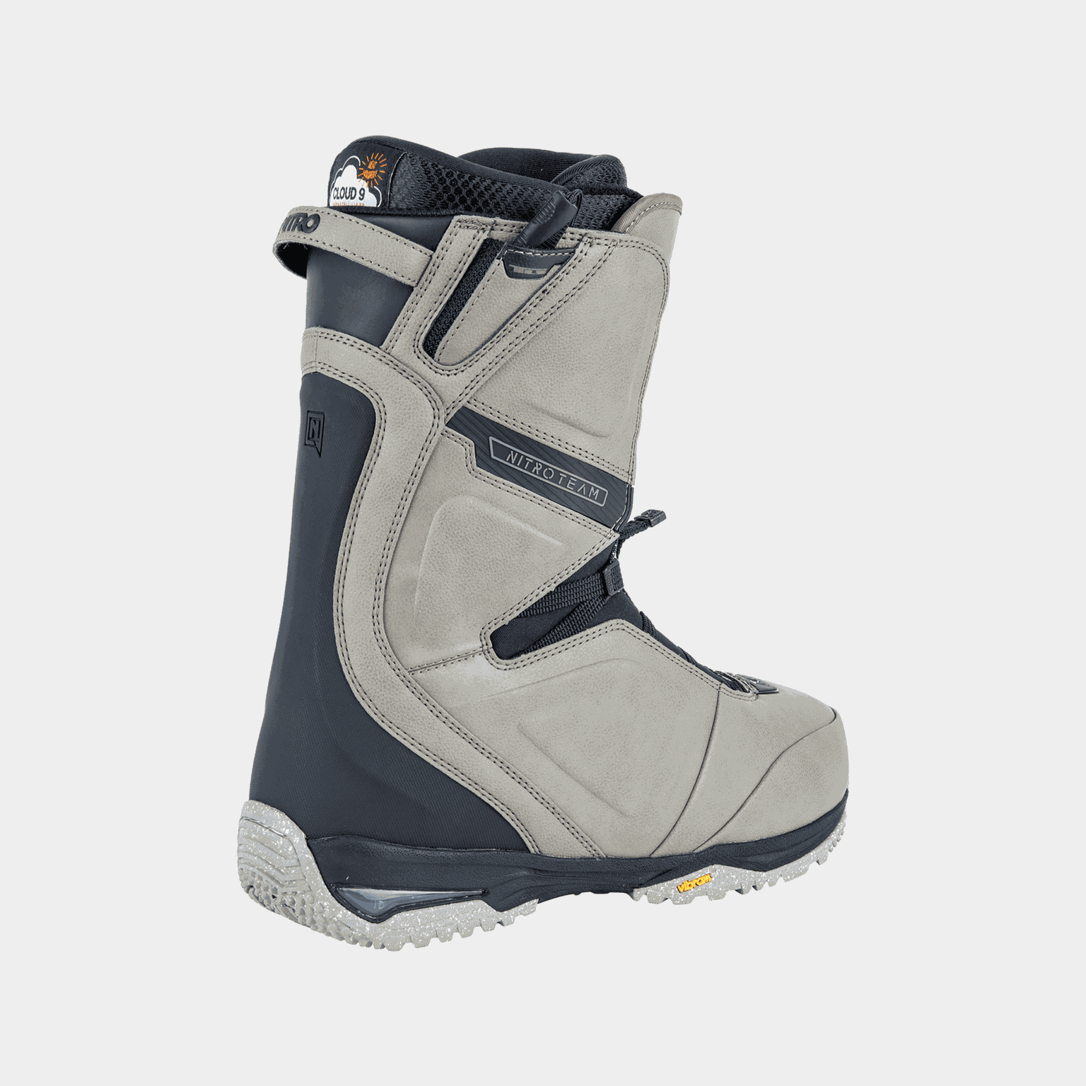 Botas de snowboard Team TLS 24/25, botas de snowboard masculinas, marrom
