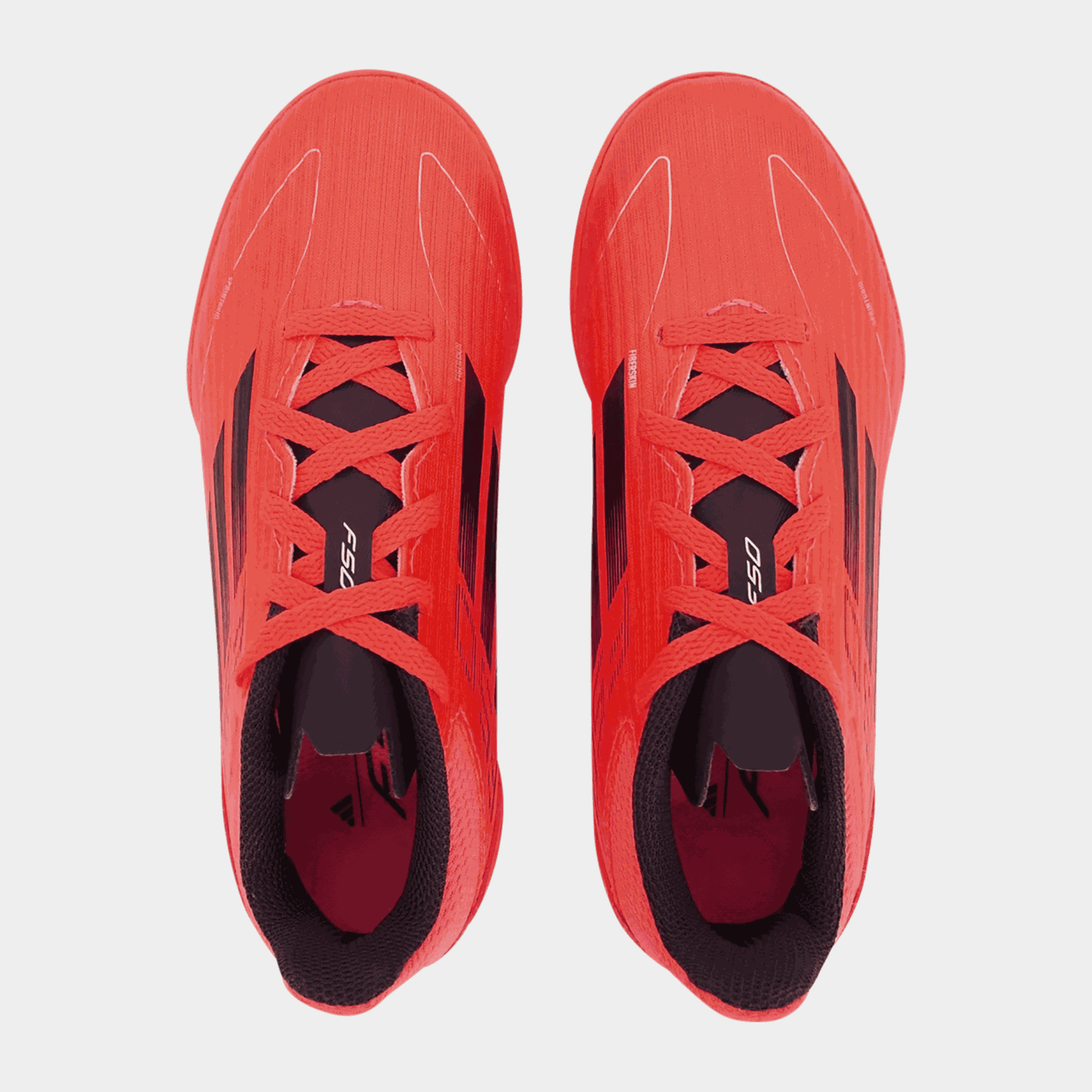 Chaussures de football F50 League TF Q4 24, pour terrains de sable, gazon synthétique et gazon naturel, Juniors - Rouge