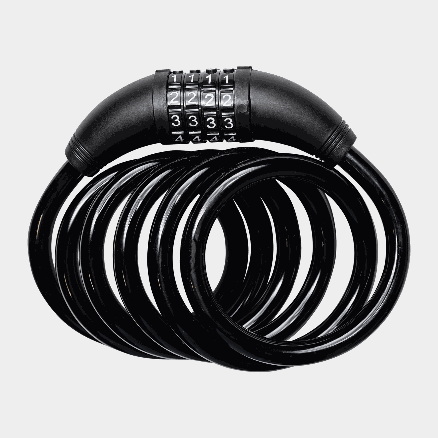  Zapięcie rowerowe Bits Wirelock 150/10 na szyfr – czarne
