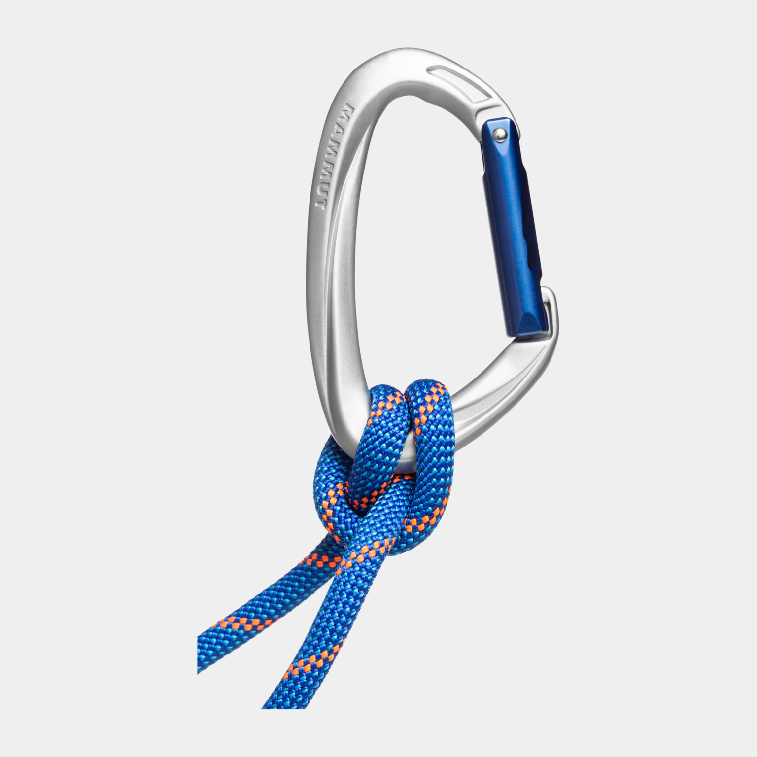  Karabinek Crag Key z zamkiem – srebrny