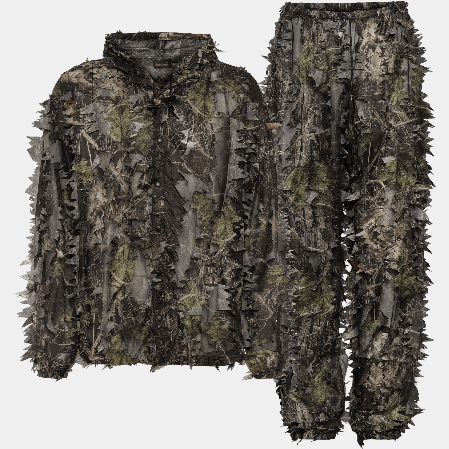  Ensemble de feuilles, tenue de camouflage – Multicolore
