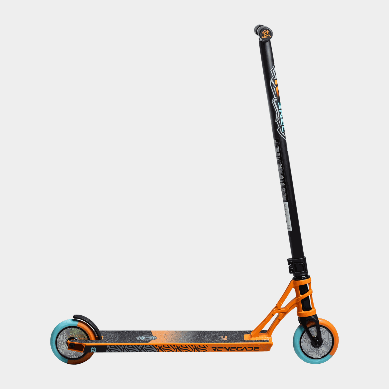 Patinete Renegade P1 Freestyle, Laranja e Turquesa, Infantil/Juvenil - Laranja