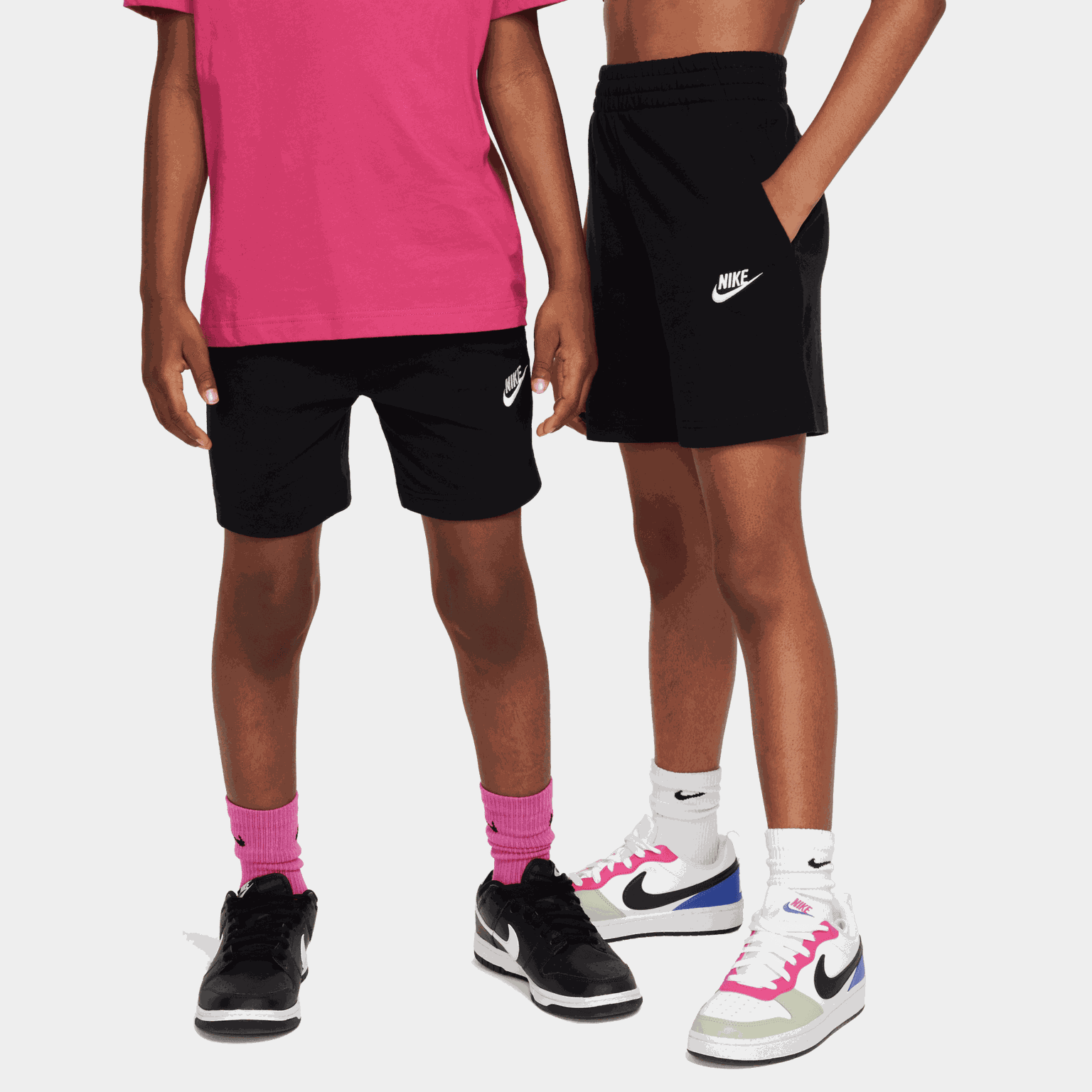 Nike Sportswear Club Knit, shorts, junior - Svart