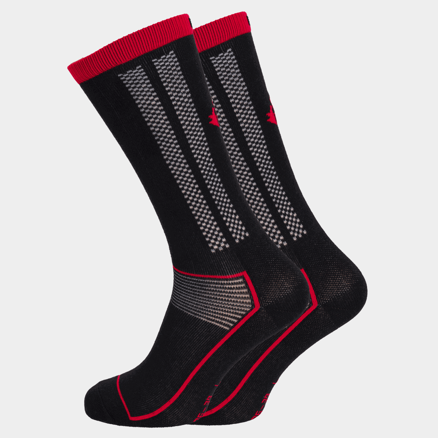 Coolmax Hockeysock Long 2 pack - 24/25, hockeystrømpe, junior/senior - Svart