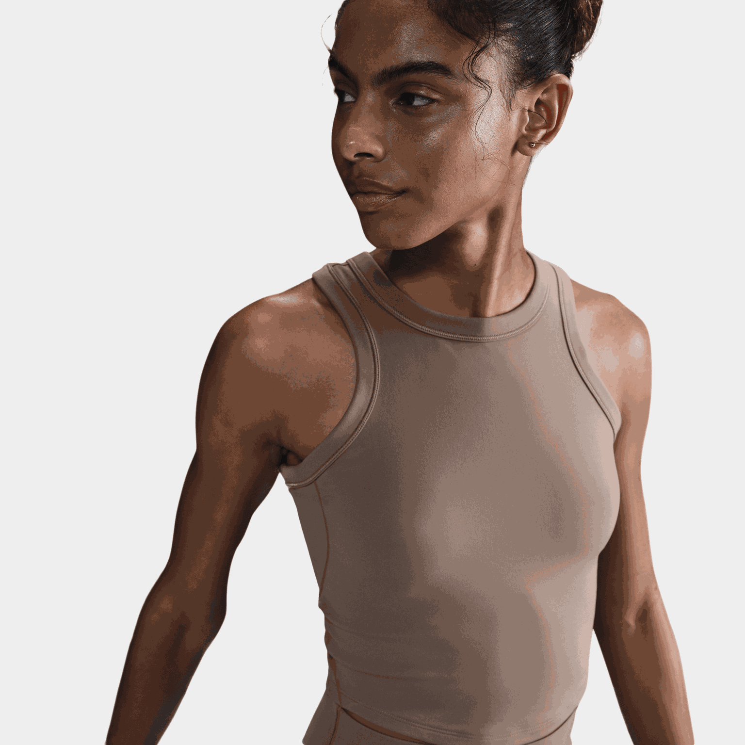 One Fitted Dri-FIT Crop Tank, singlet, dame