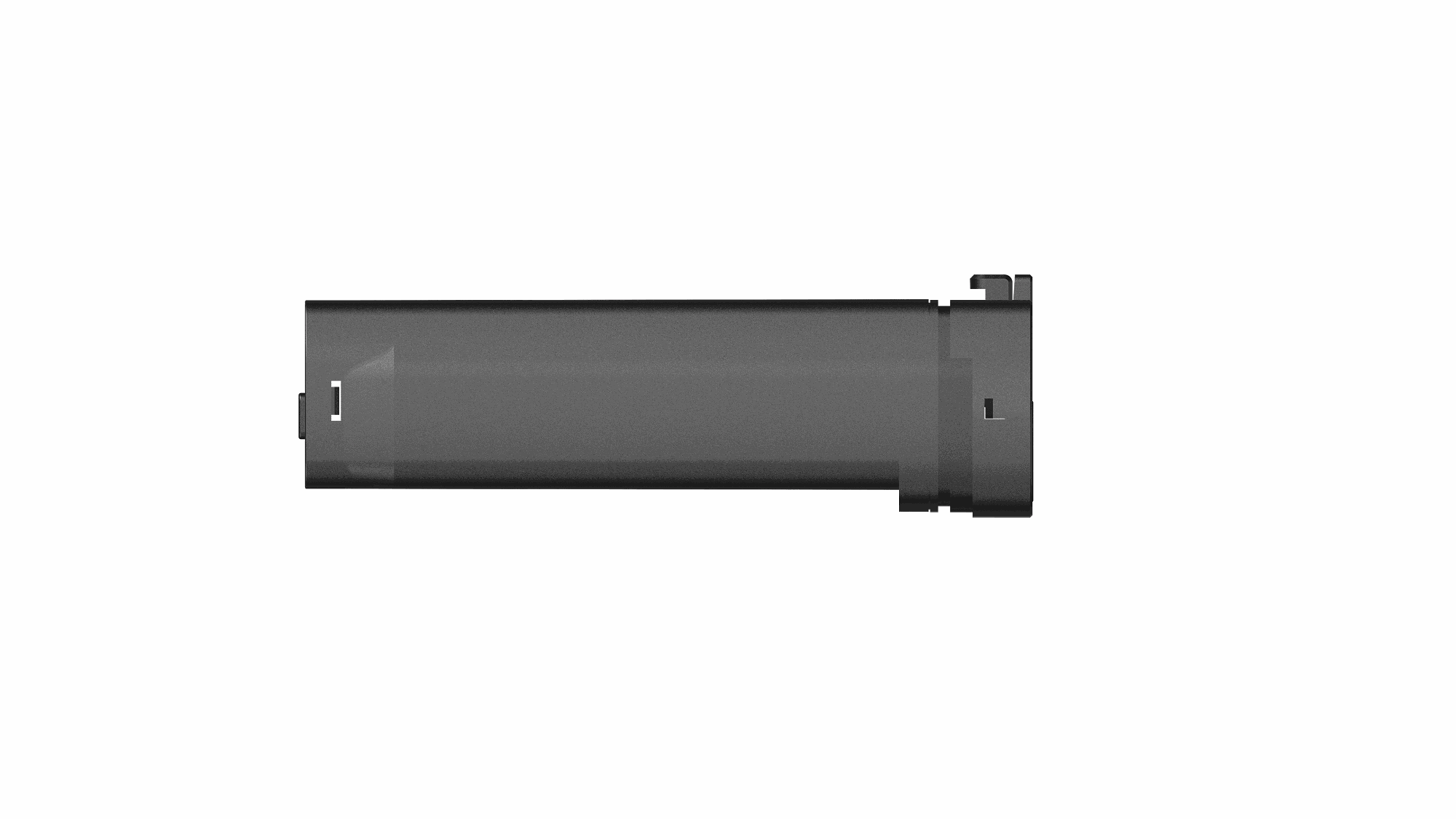MJ-6550 Batterij (Allty 1500S), Batterij-inzetstuk voor Allty 1500S fietslamp – Zwart