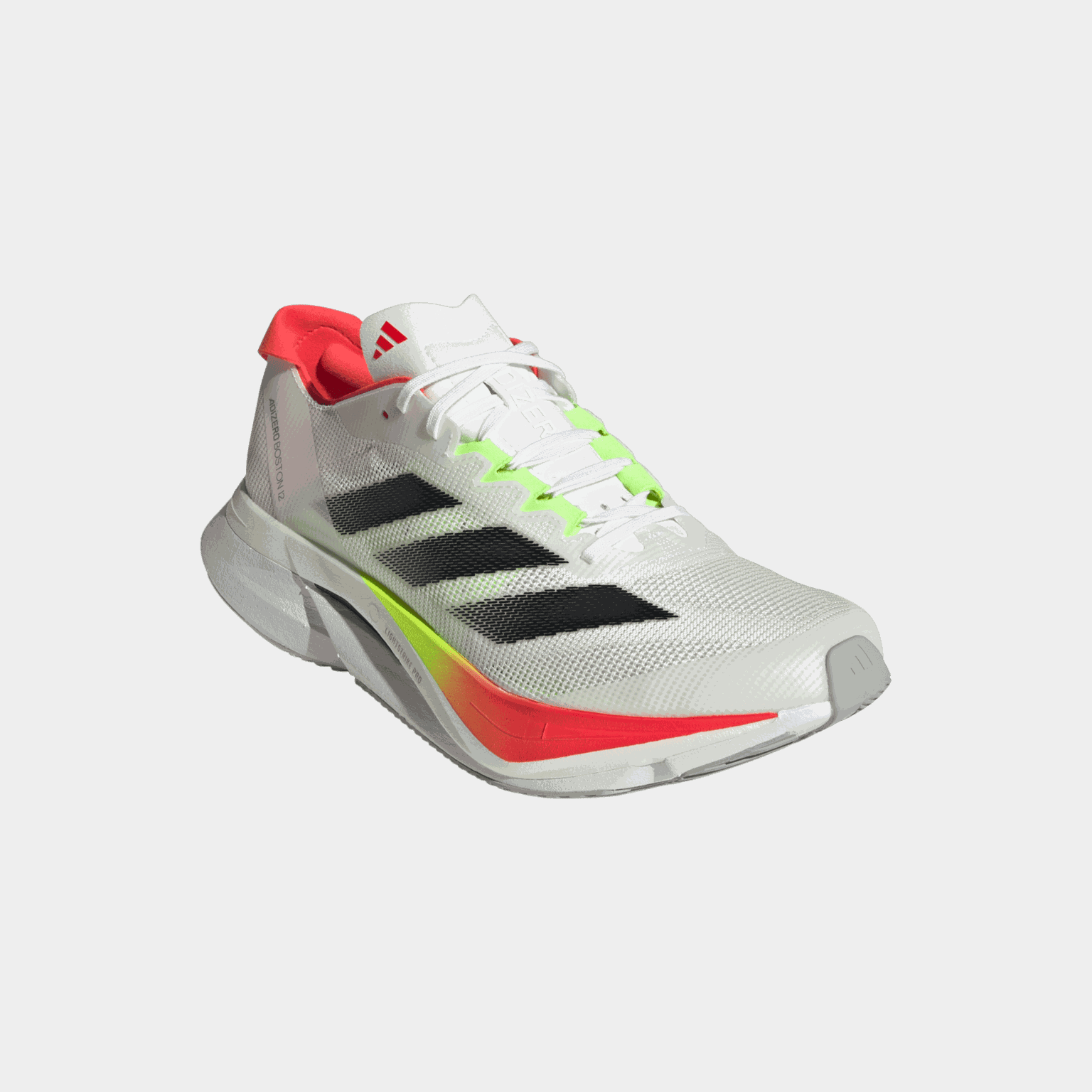 Adizero Boston 12, løpesko, dame - Hvit