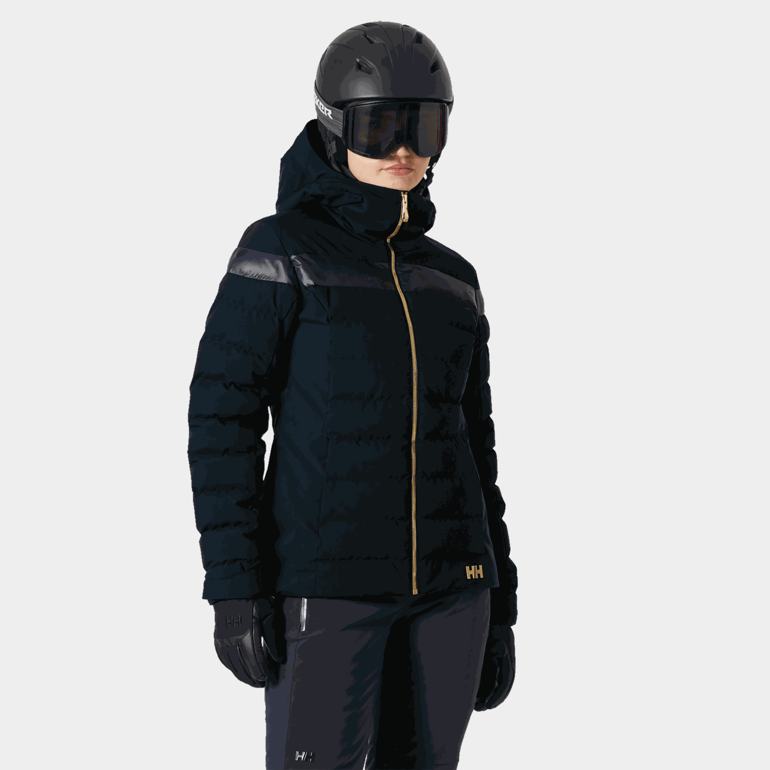  Doudoune Alpine W Imperial Puffy 24/25, Veste de ski, Femme - Bleu foncé