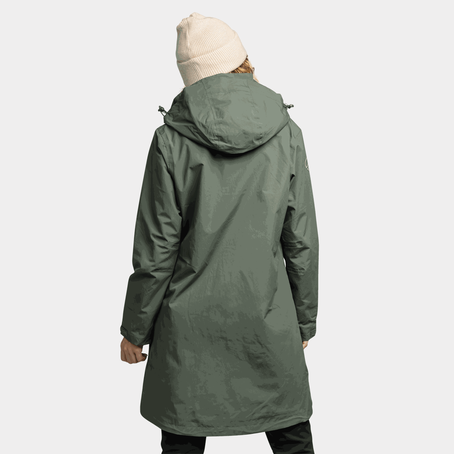  Parka Uddevalla riciclato, giacca invernale da donna - Verde