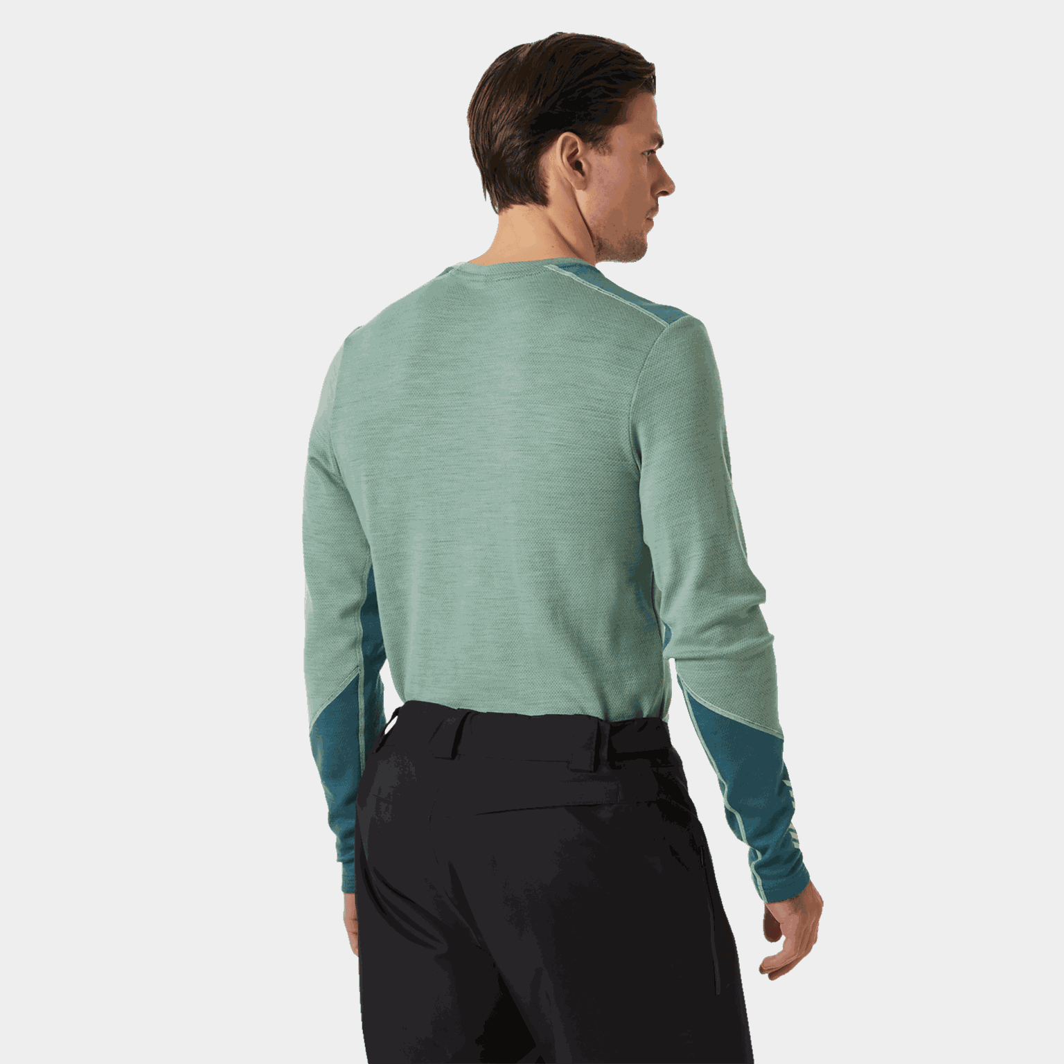  Maglione girocollo da uomo LIFA in lana merino di peso medio