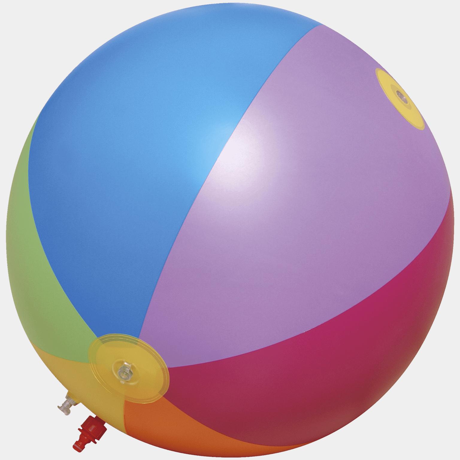  Bola de praia com jatos de água – azul
