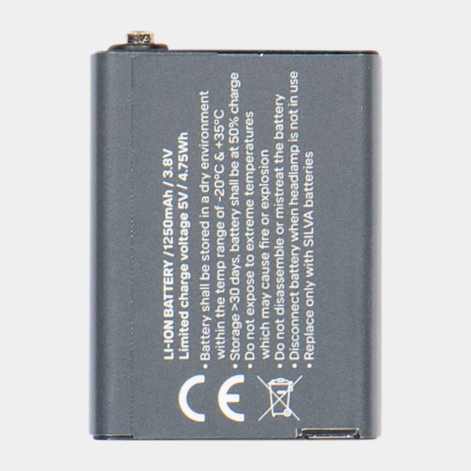 1,25 Ah hybridbatteri, strålkastarbatteri.