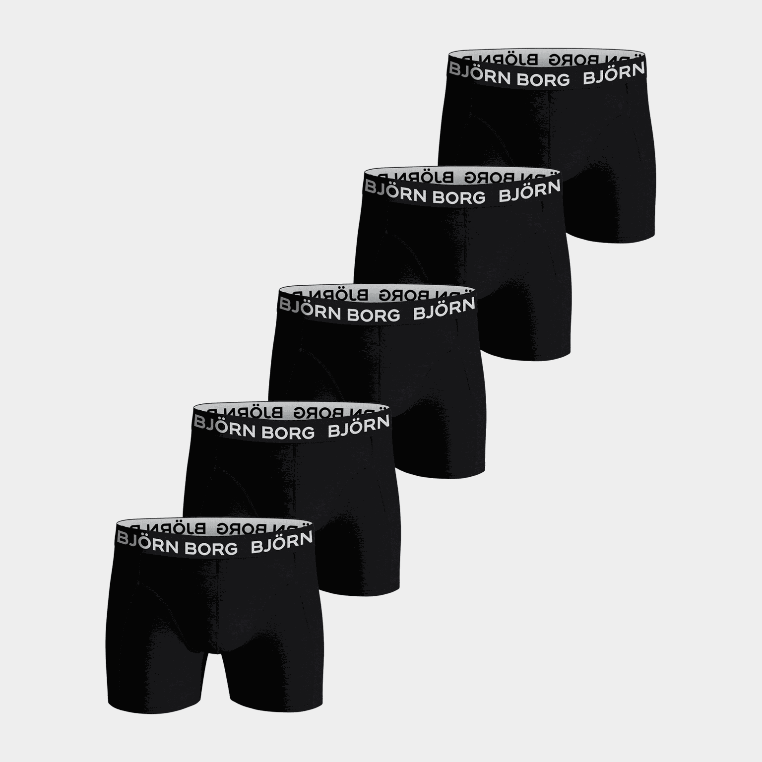 Cotton Stretch Boxer 5-pack, boksershorts, herre -