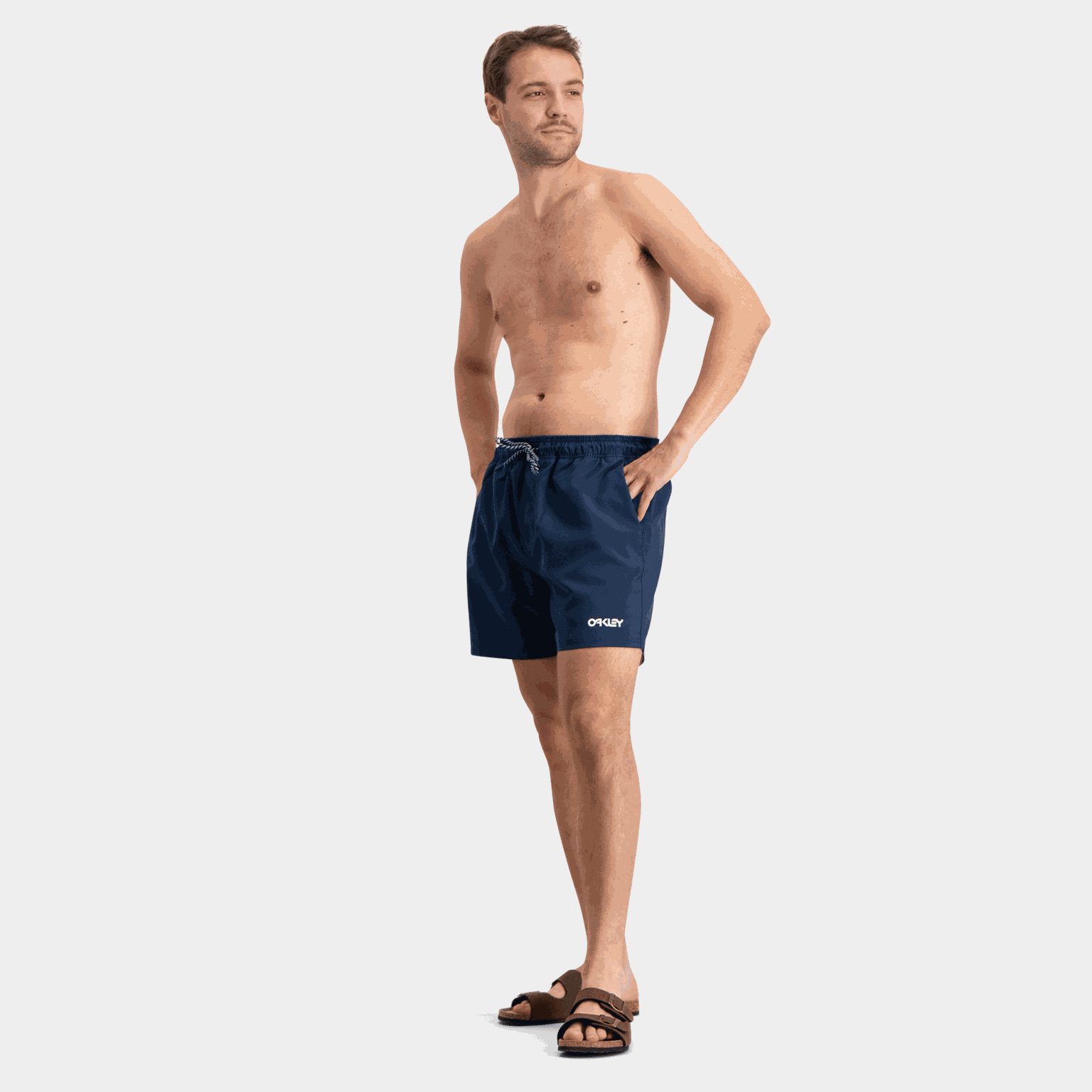 Férfi fürdőruha, strandröplabdához alkalmas, 40 cm (16 hüvelyk).