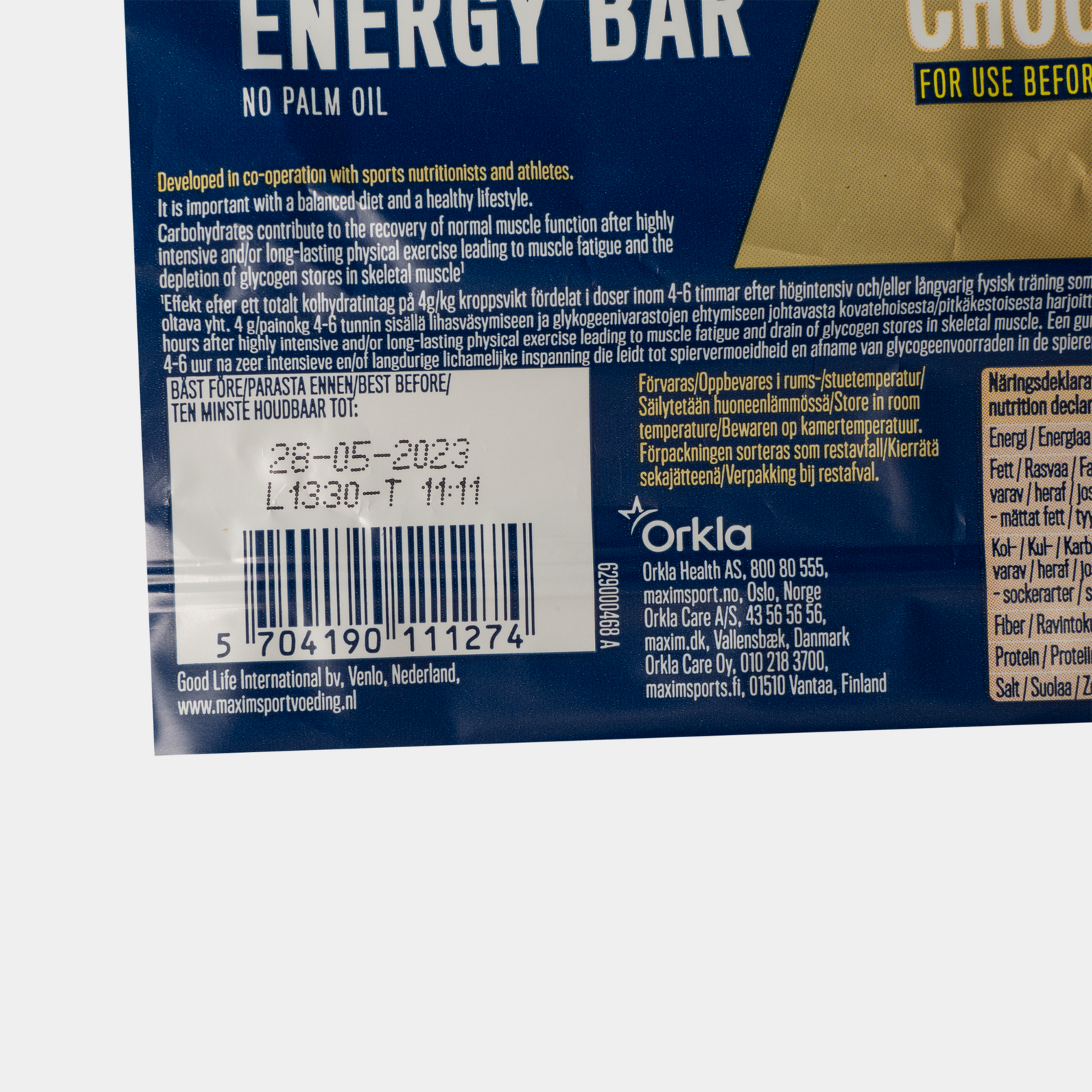 Energetická tyčinka Maxim 55 g