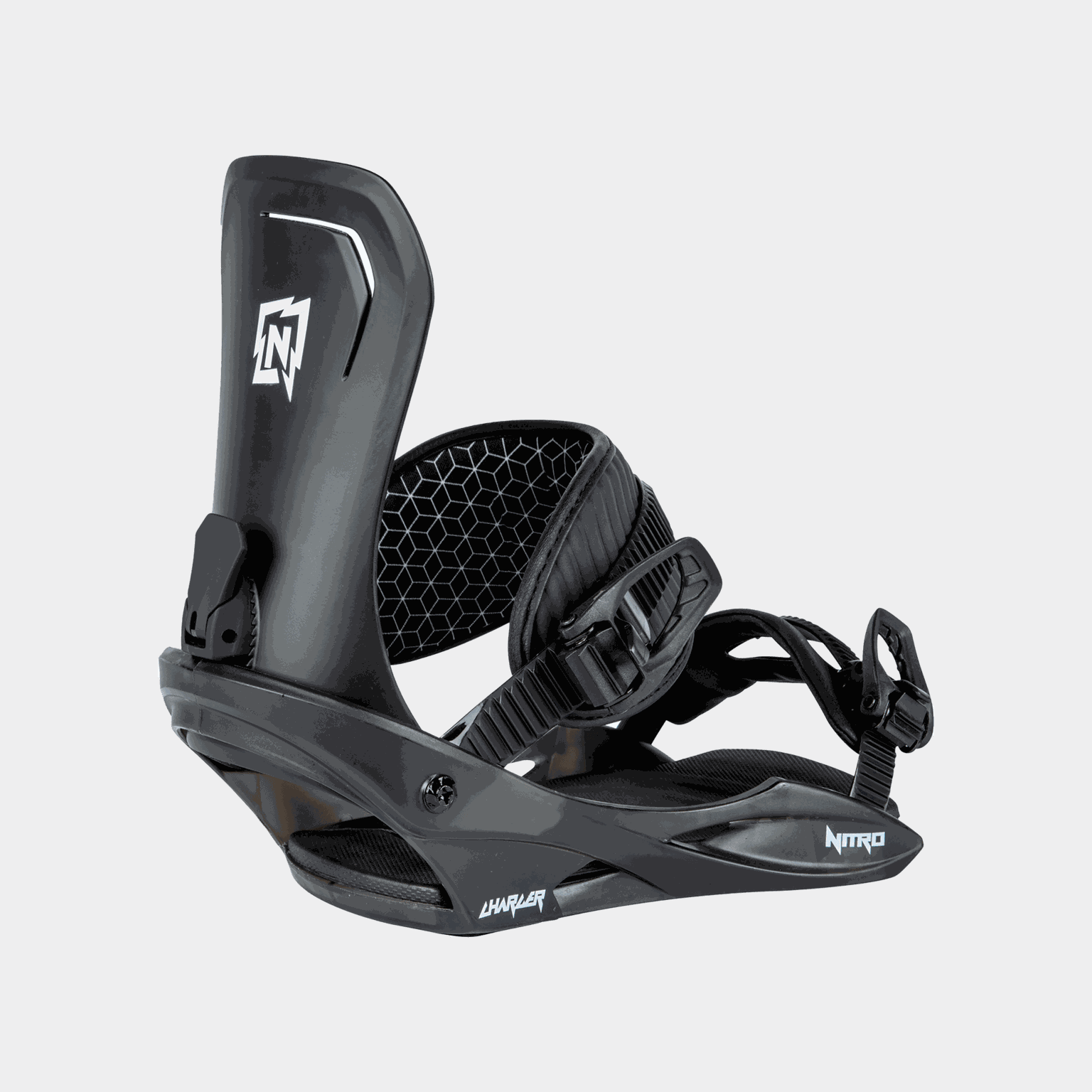 Fixation de snowboard Charger 24/25, Snowboard, Junior - Noir