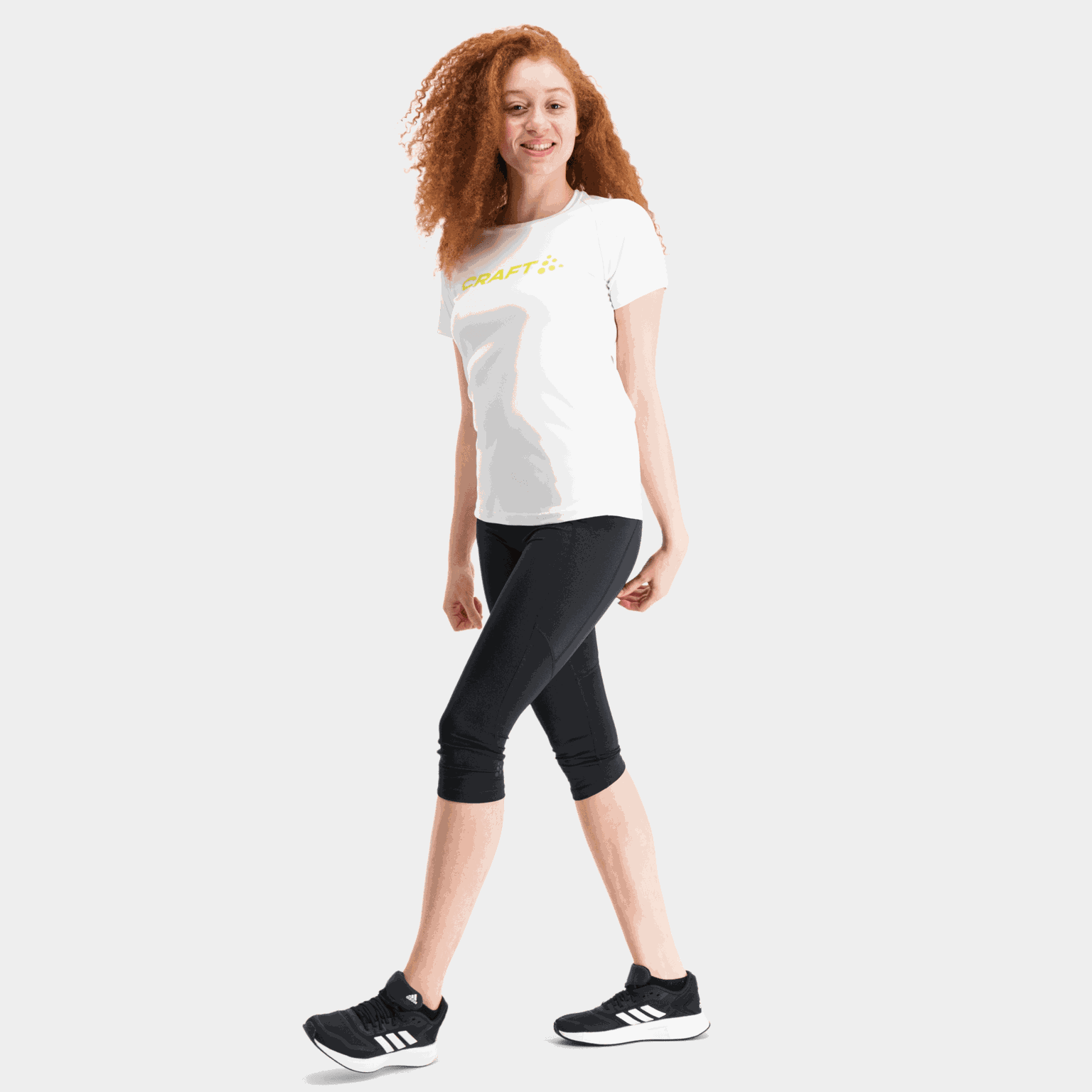 Wit dames-T-shirt met Core Essence-logo