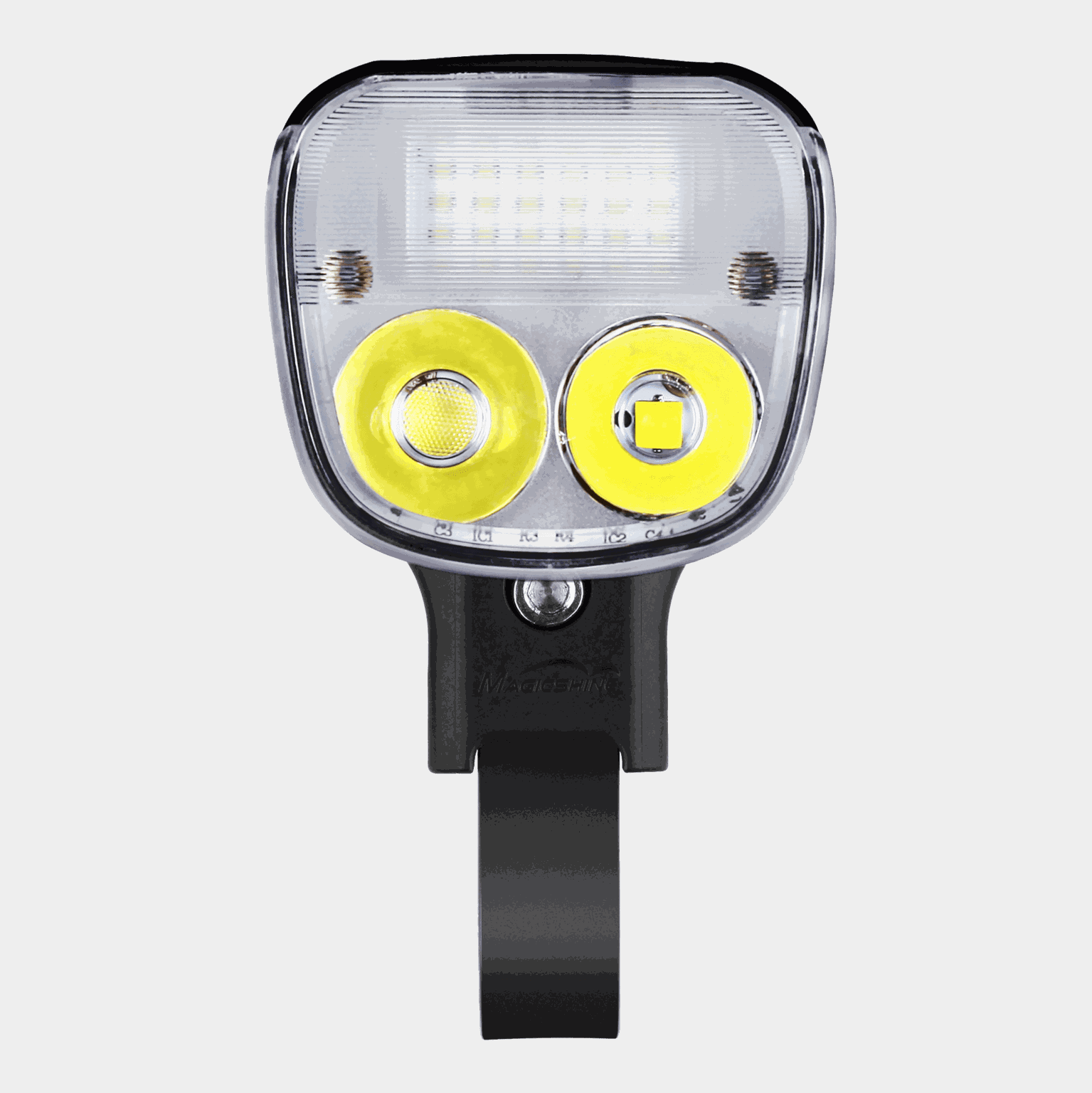  Lampka przednia rowerowa MS ALLTY 2500S – czarna
