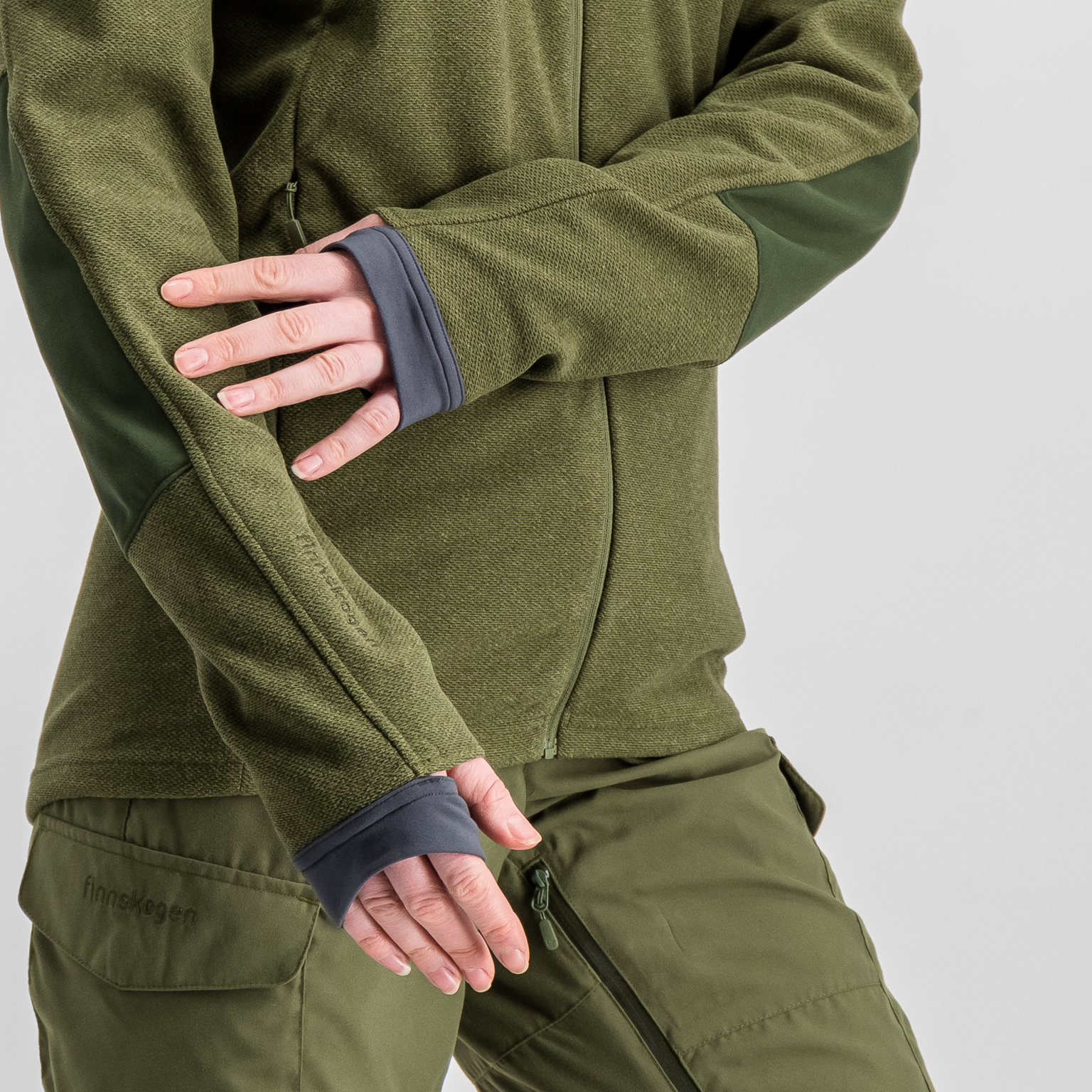  Jaqueta Finnskogen Warm1, jaqueta de lã, unissex - verde