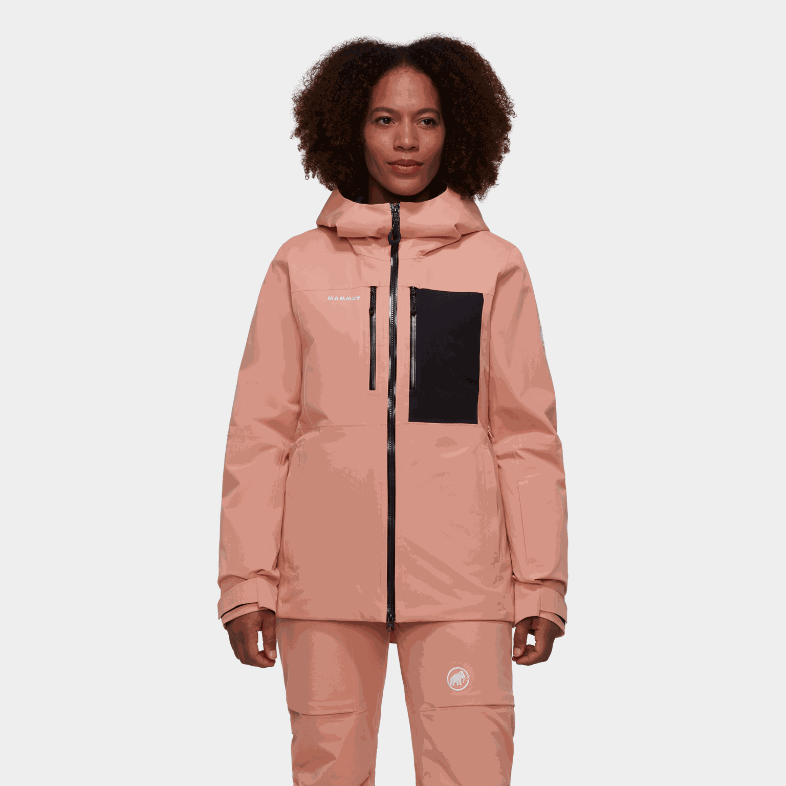 Alpine Jacket Stoney HS Hooded W 24/25, alpinjakke, skijakke, dame - Svart