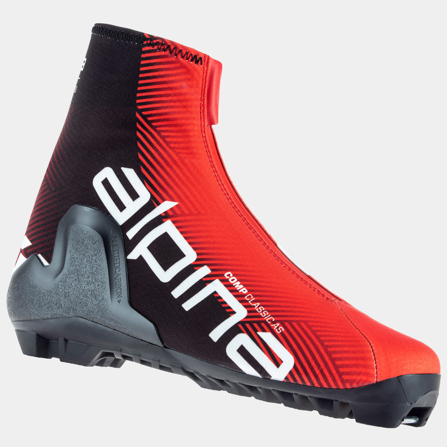  Botas de esqui XC COMP Classic AS 23/24, botas de esqui clássicas, unissex - vermelhas