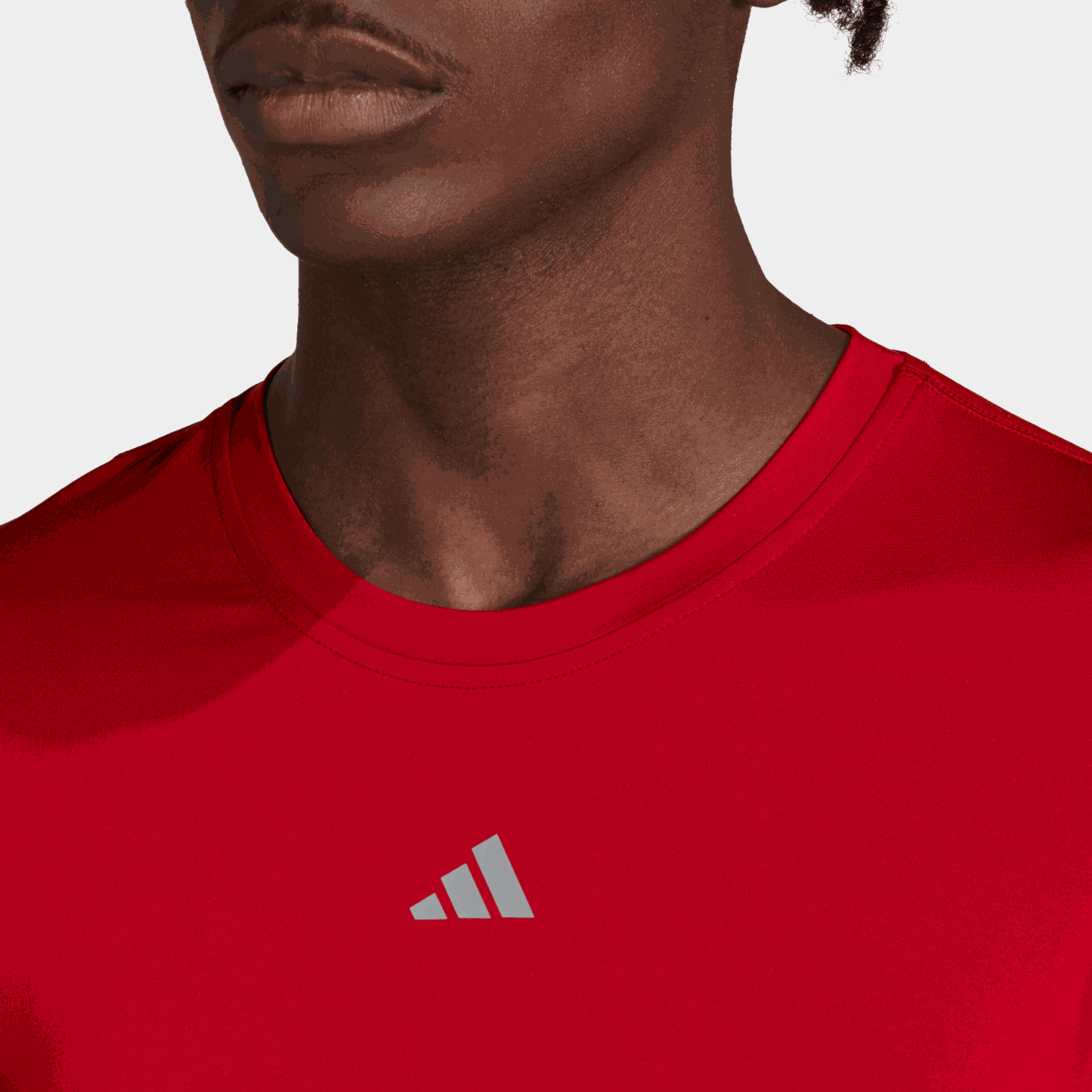 Camisa de futebol masculina Techfit de manga comprida