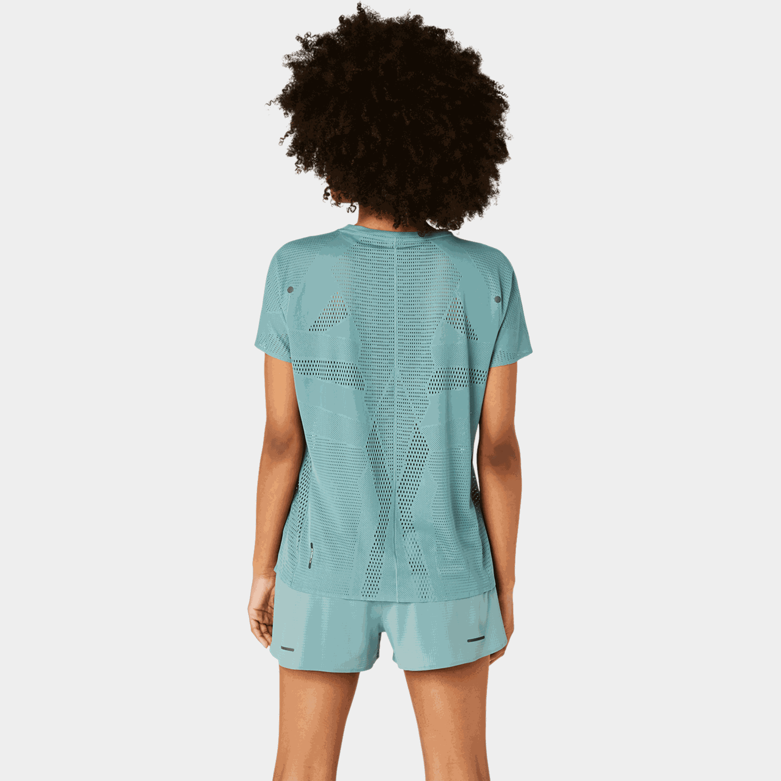 Camiseta feminina Metarun de manga curta