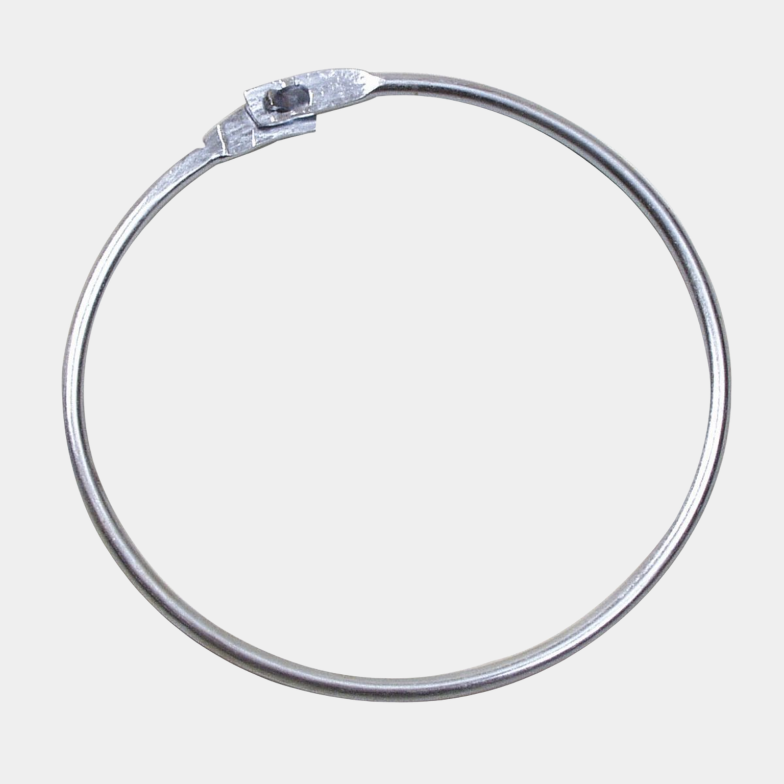 Metalen ringen voor slabbetjes, metalen ringen voor hesjes – wit