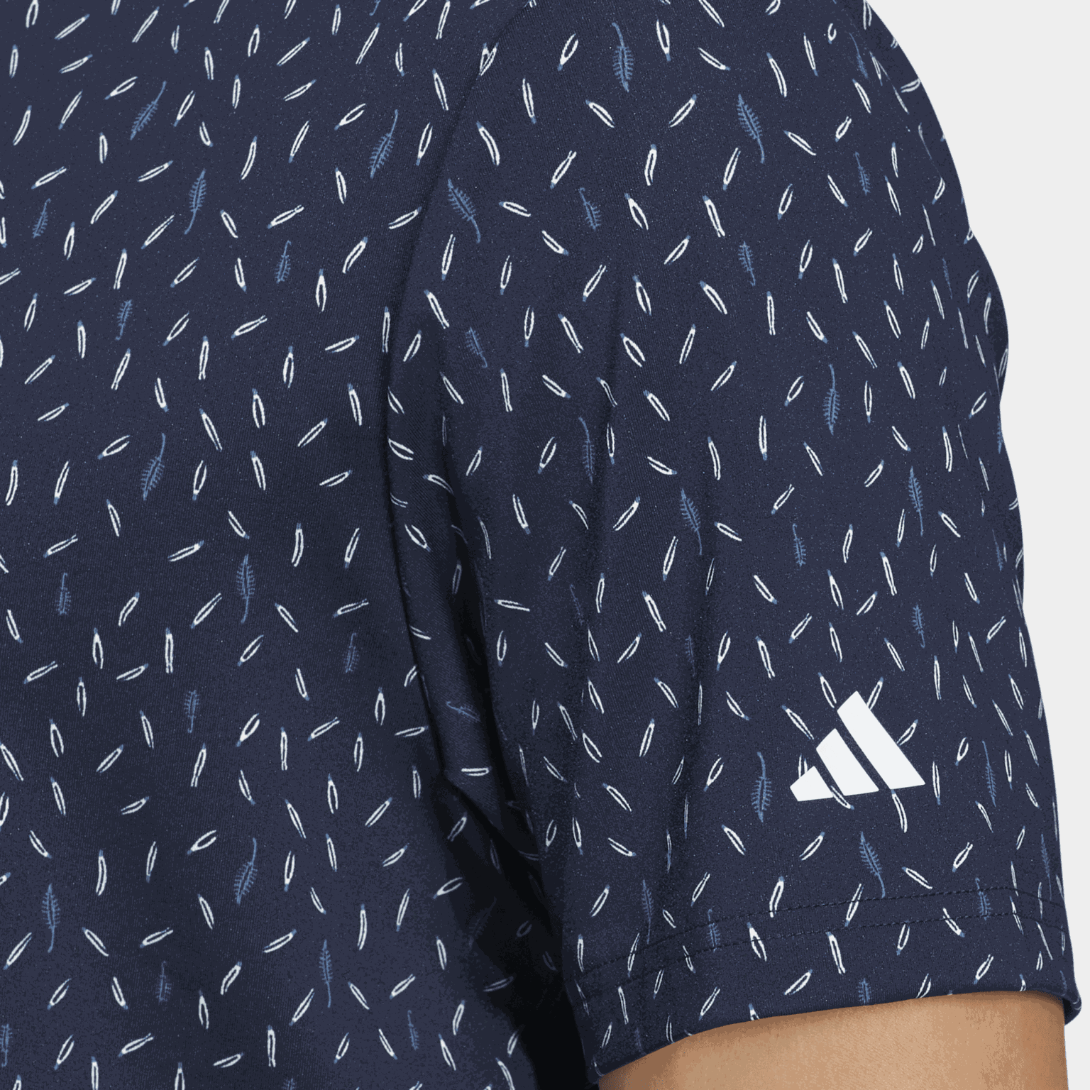  Polo da uomo Ultimate365 con stampa integrale - Blu scuro