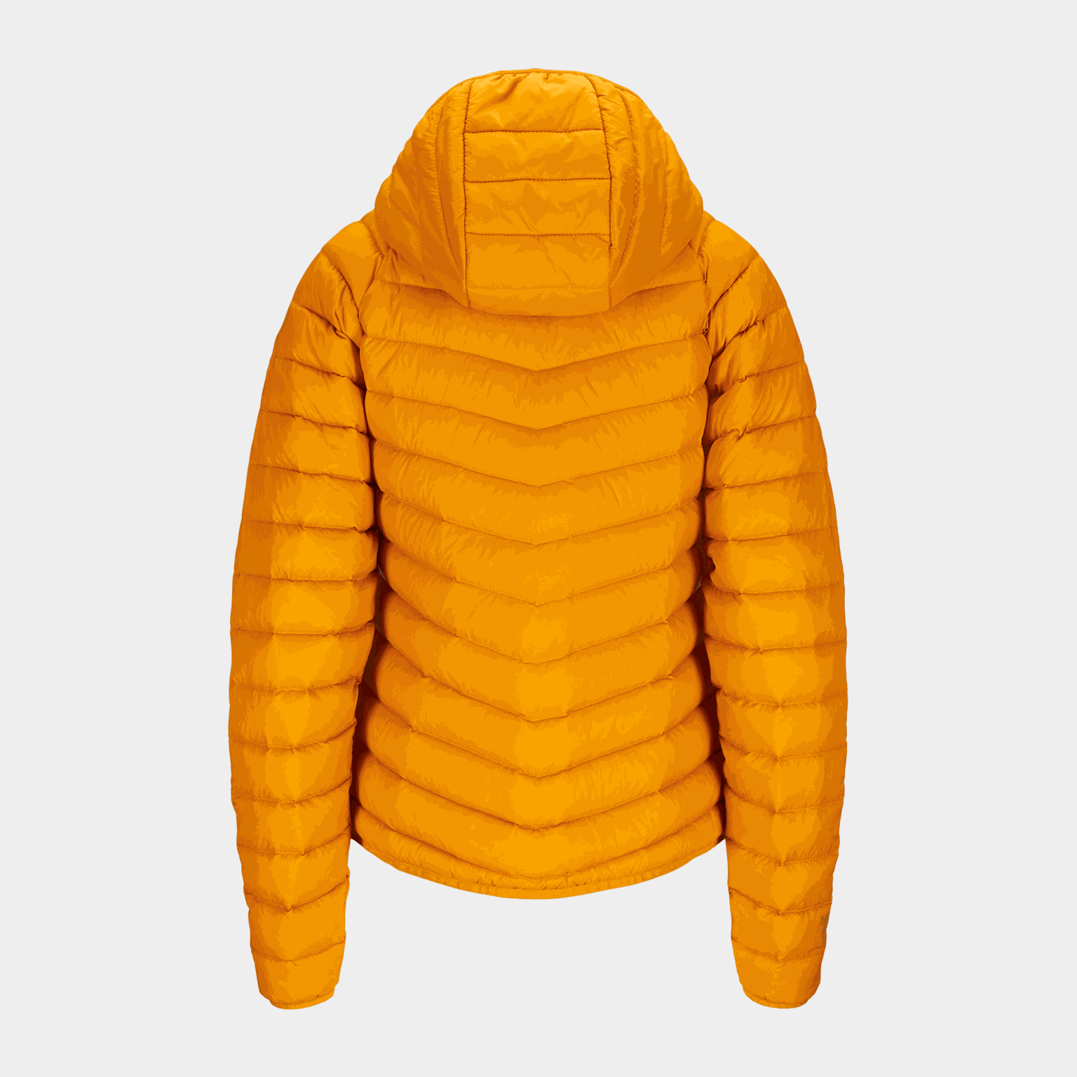 Casaco feminino macio e resistente com capuz - amarelo
