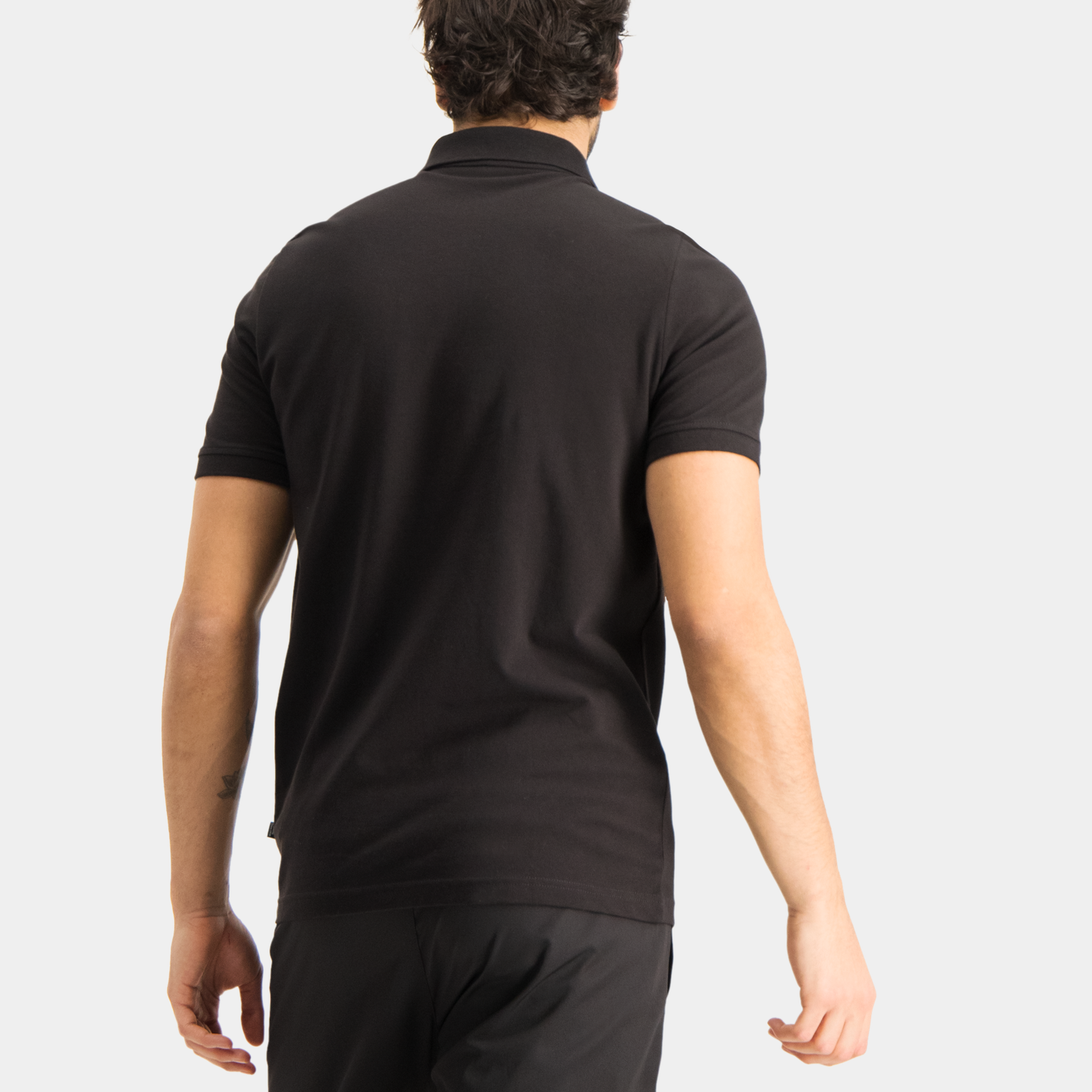  Ace piqué poloshirt – zwart