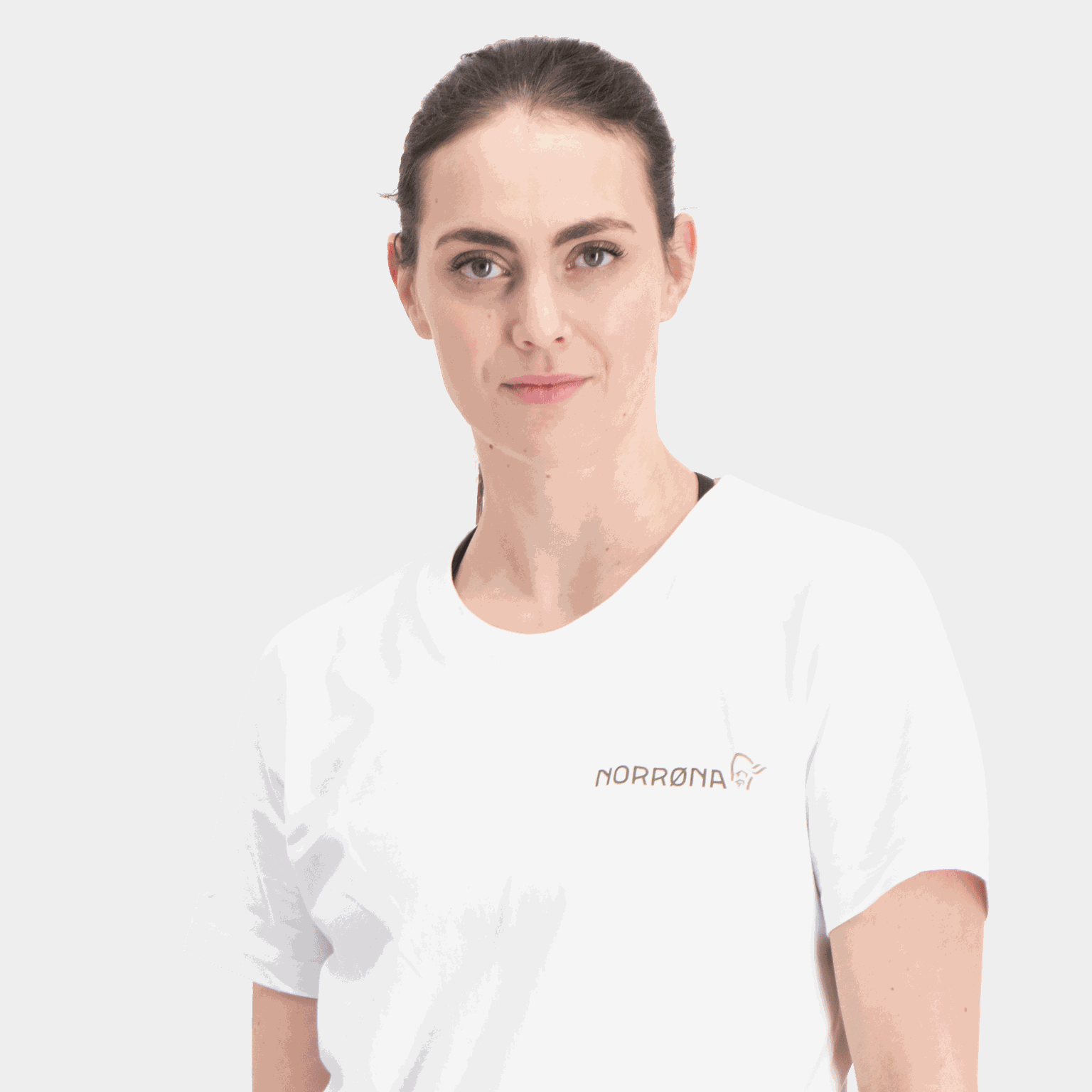 Dwukolorowa bawełniana koszulka /29, Koszulka damska