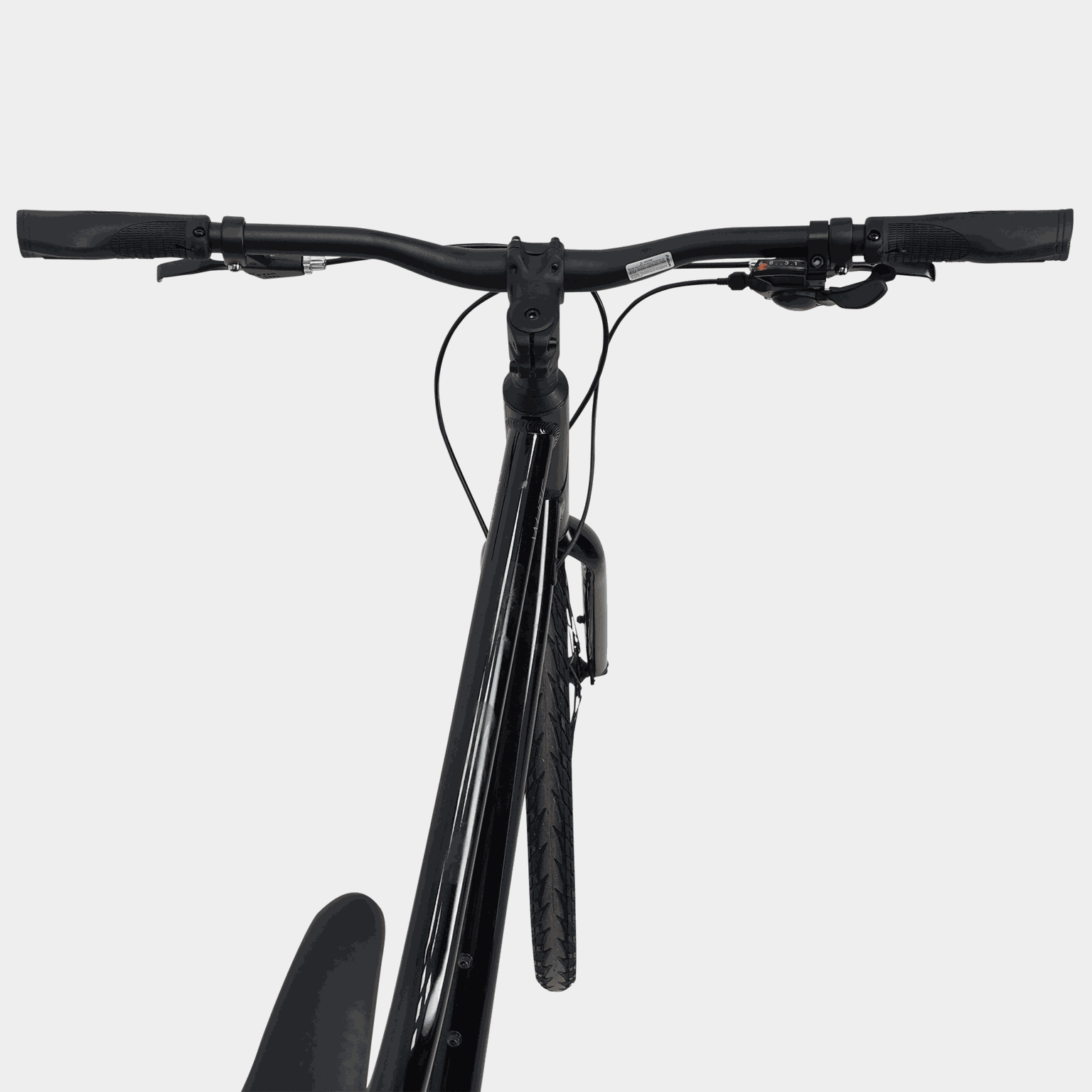  AX SPACE BLACK 25, rower hybrydowy męski – czarny