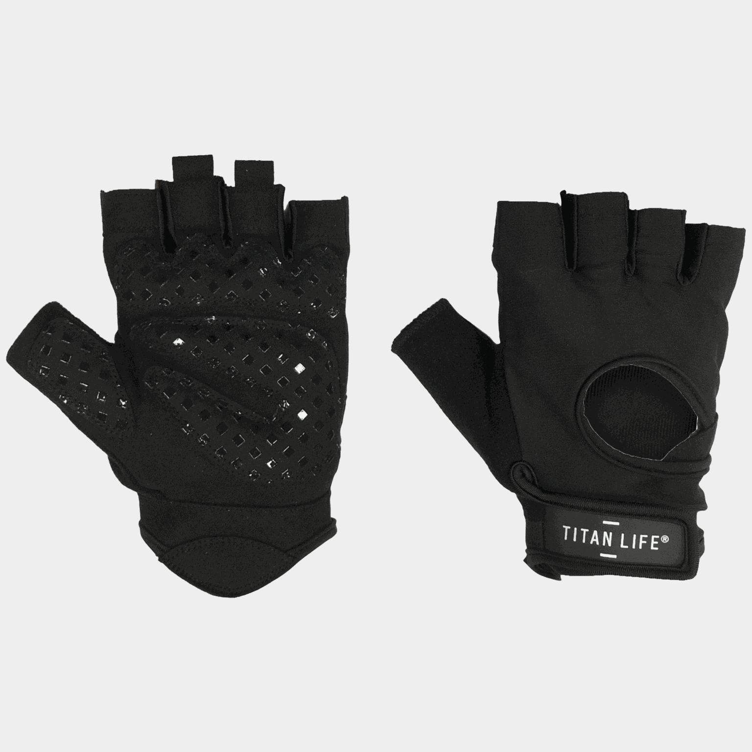 Podstawowe rękawiczki fitness, rękawice treningowe, unisex – czarne