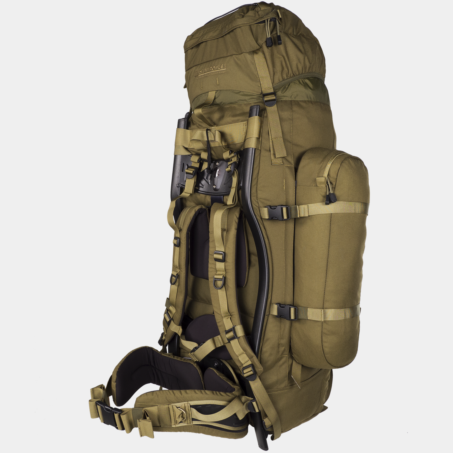 Recon 125l Synkroflex Pack, ryggsekk - Mørk grønn