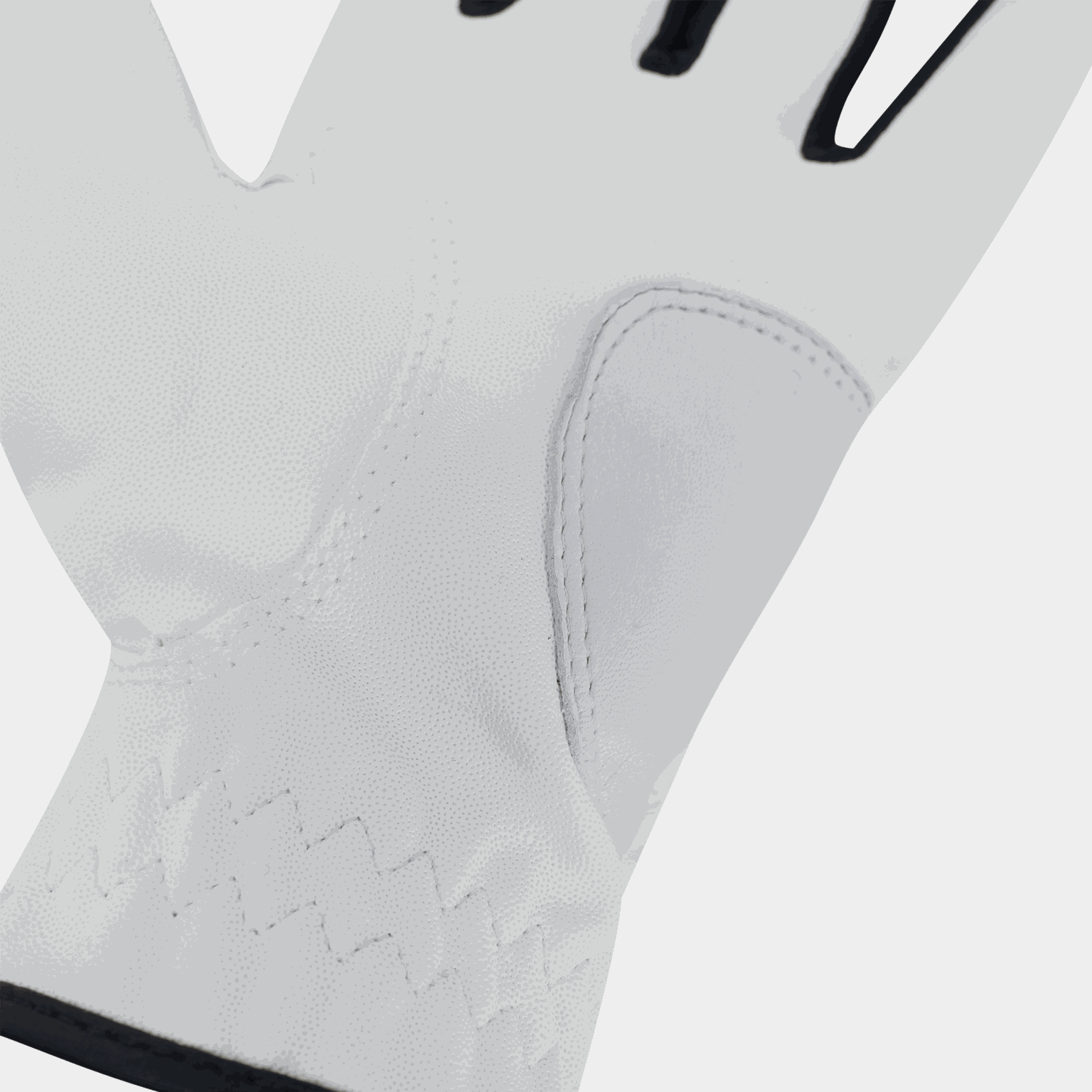 Luvas de golfe Feel Plus masculinas, para canhotos, brancas.