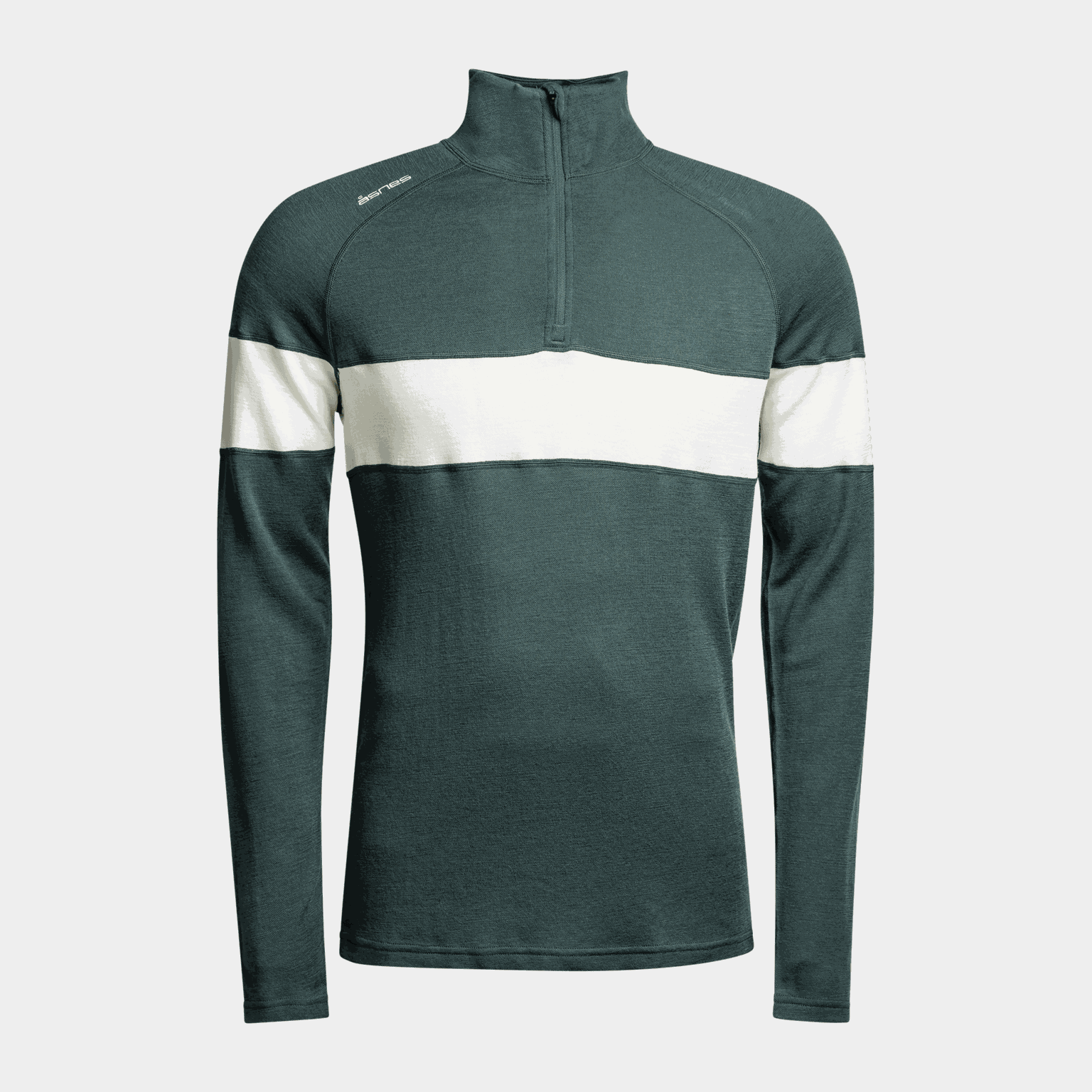 Polar Half Zip, ulltrøye, herre - Hvit