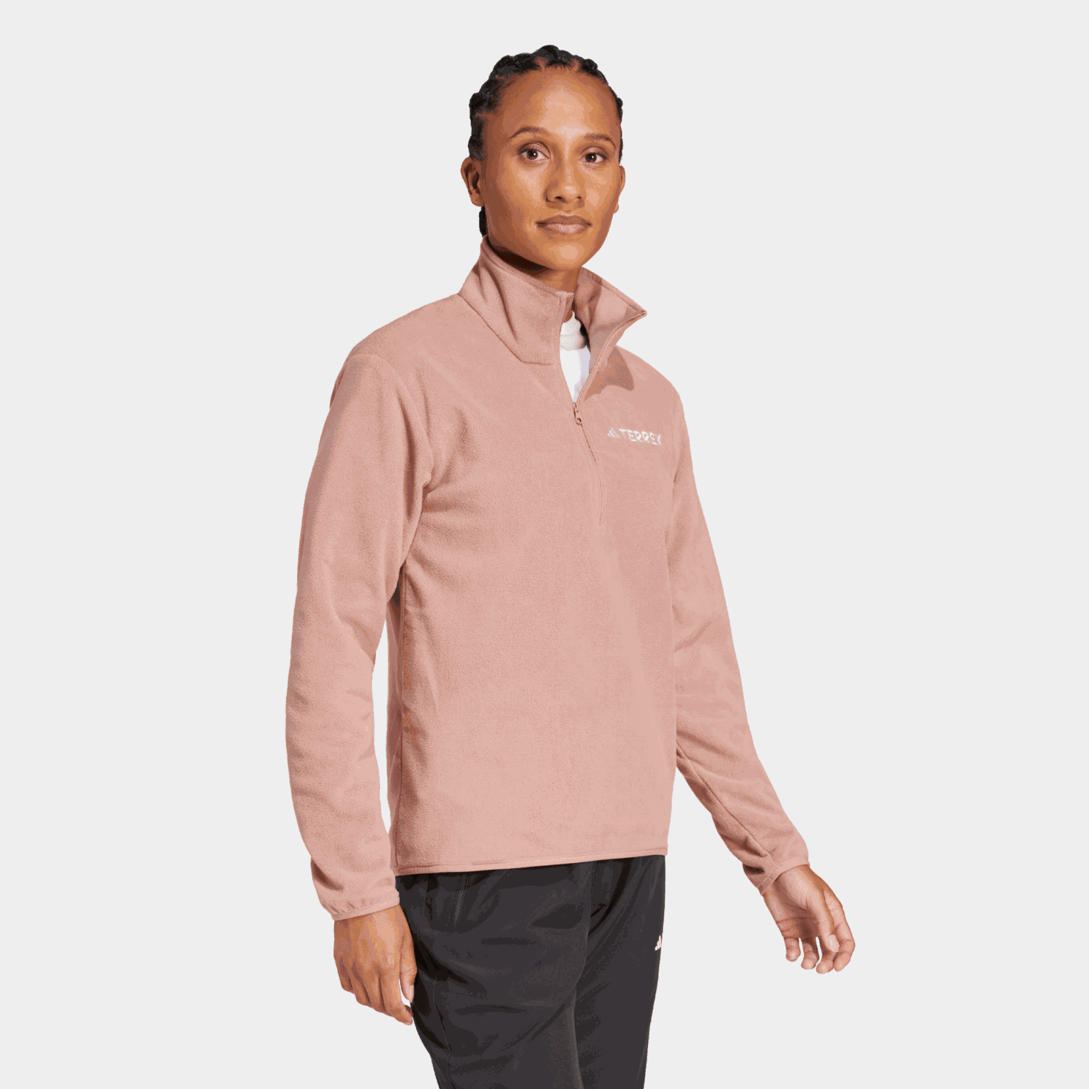  Dames Multi Essentials Fleecejack met halve rits, Fleecepullover