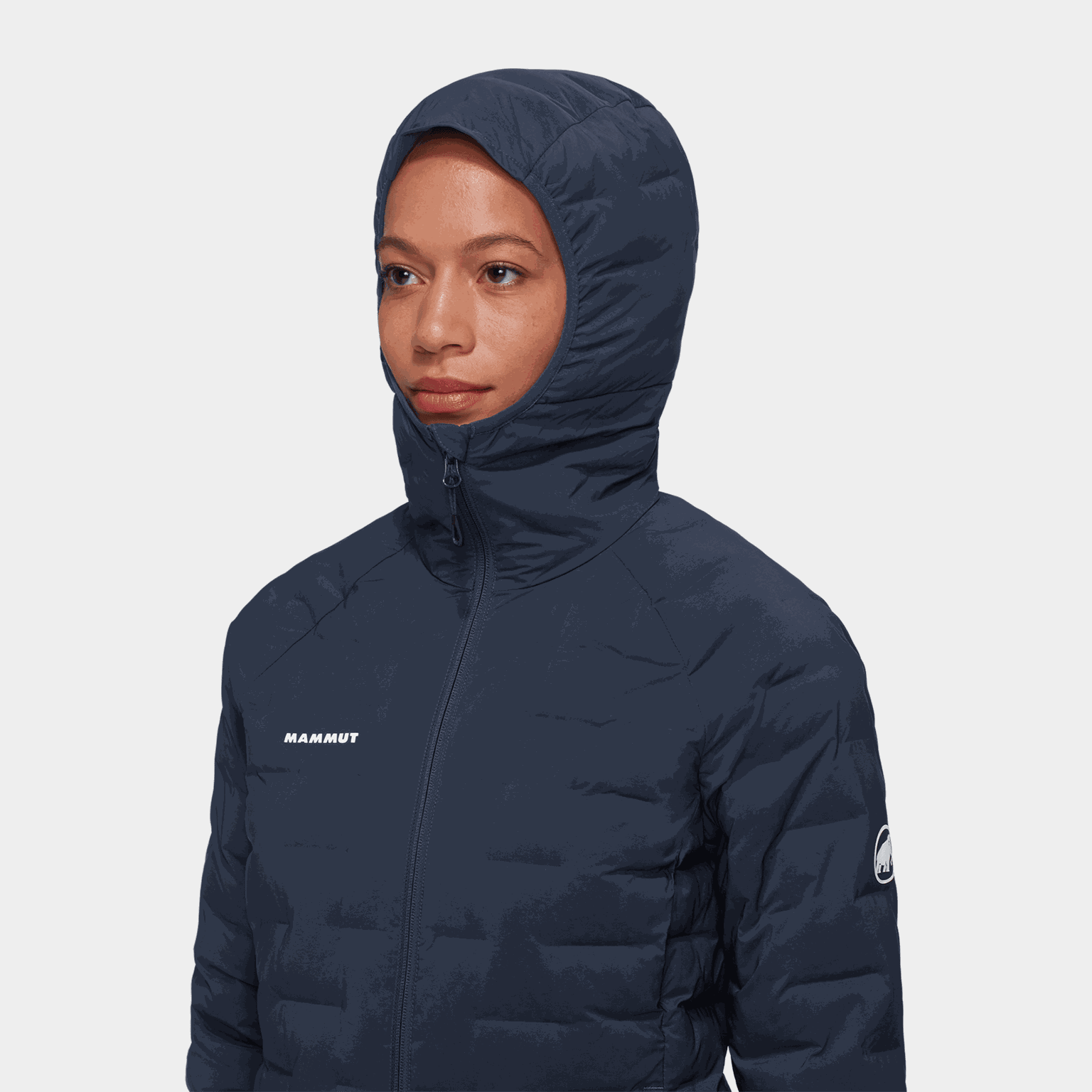 Sender capuchonjas voor dames - blauw