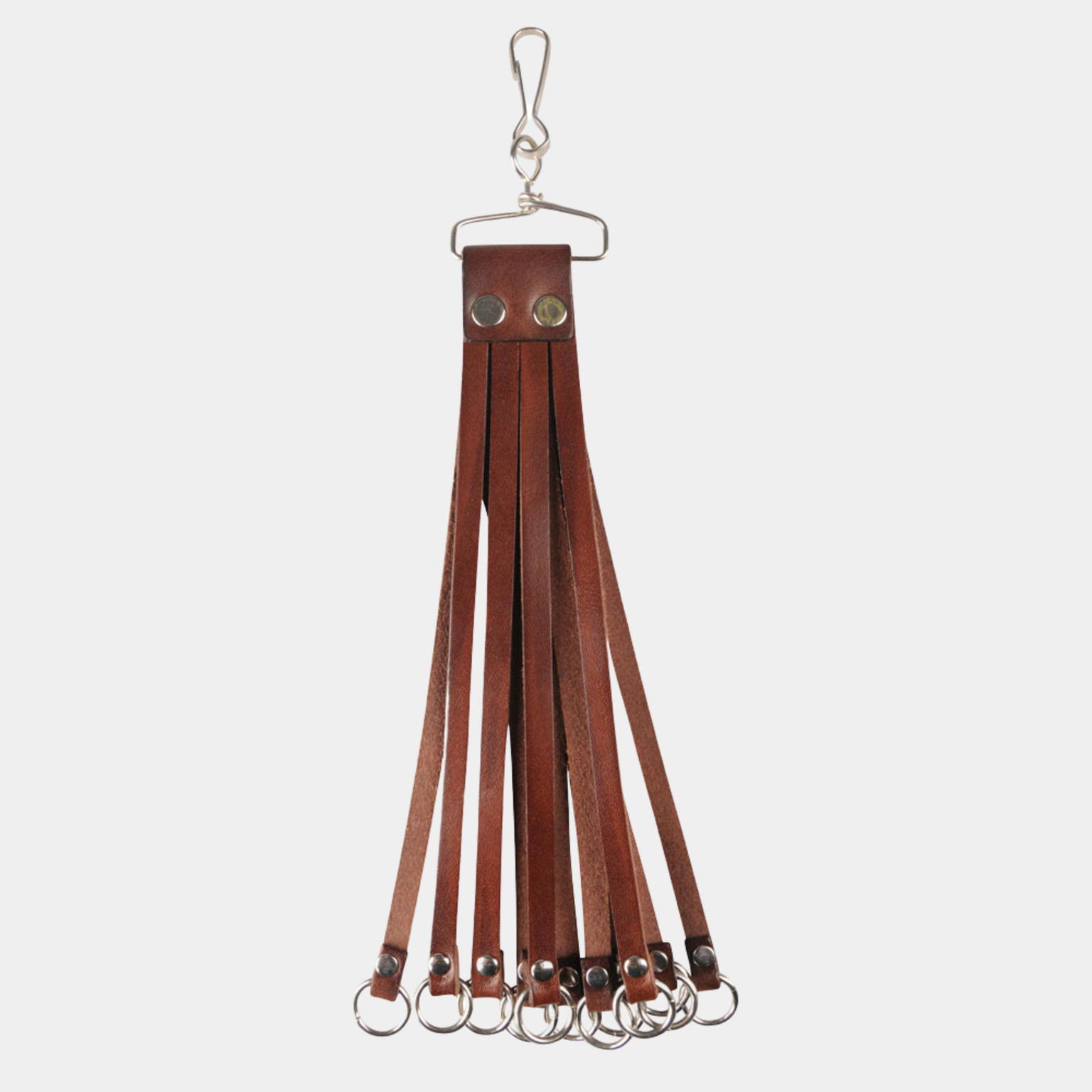 Potence en cuir pour poulet - Marron